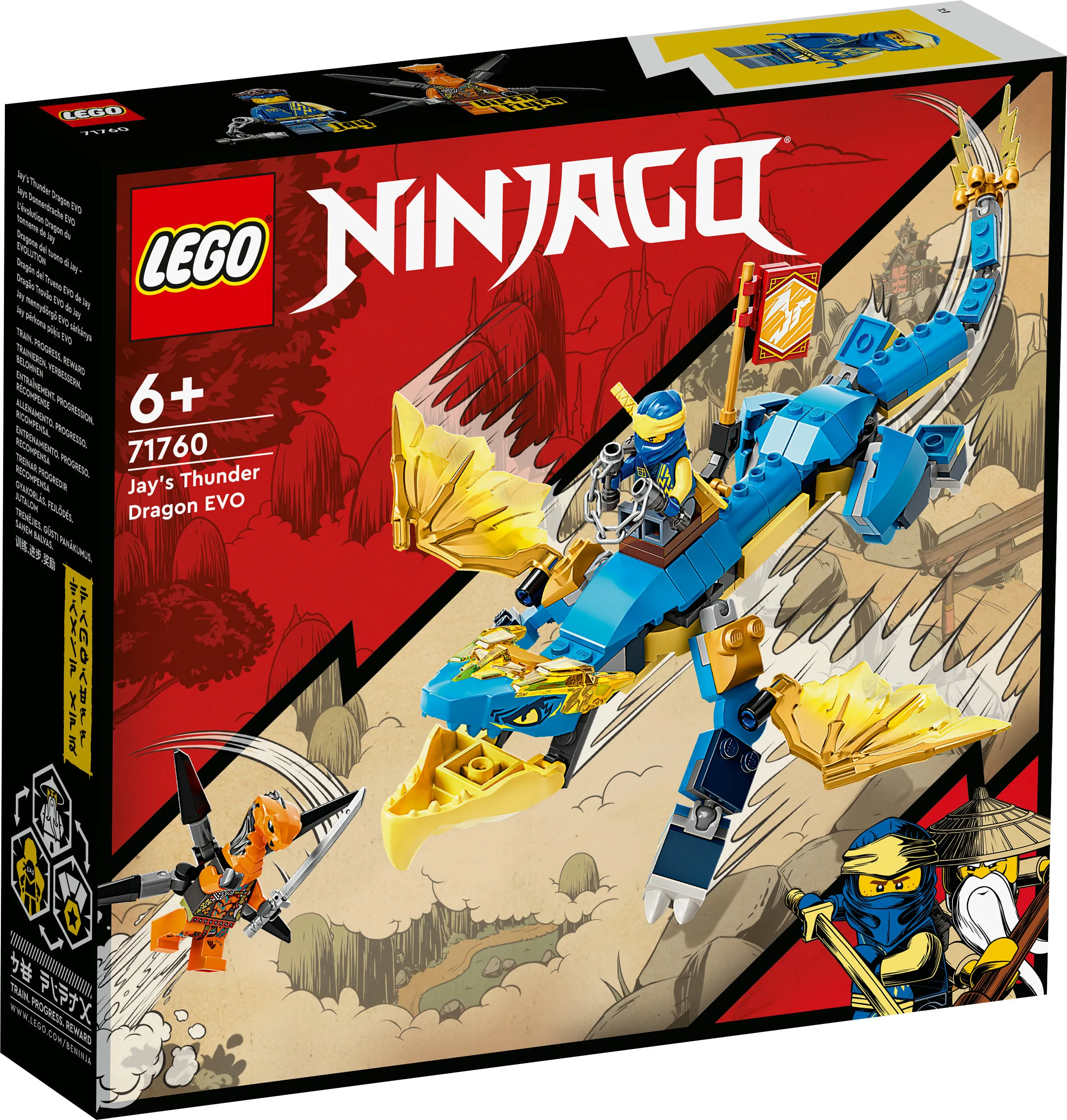 Lego Ninjago -Evoluutio: Jayn ukkoslohik&auml;&auml;rme 71760