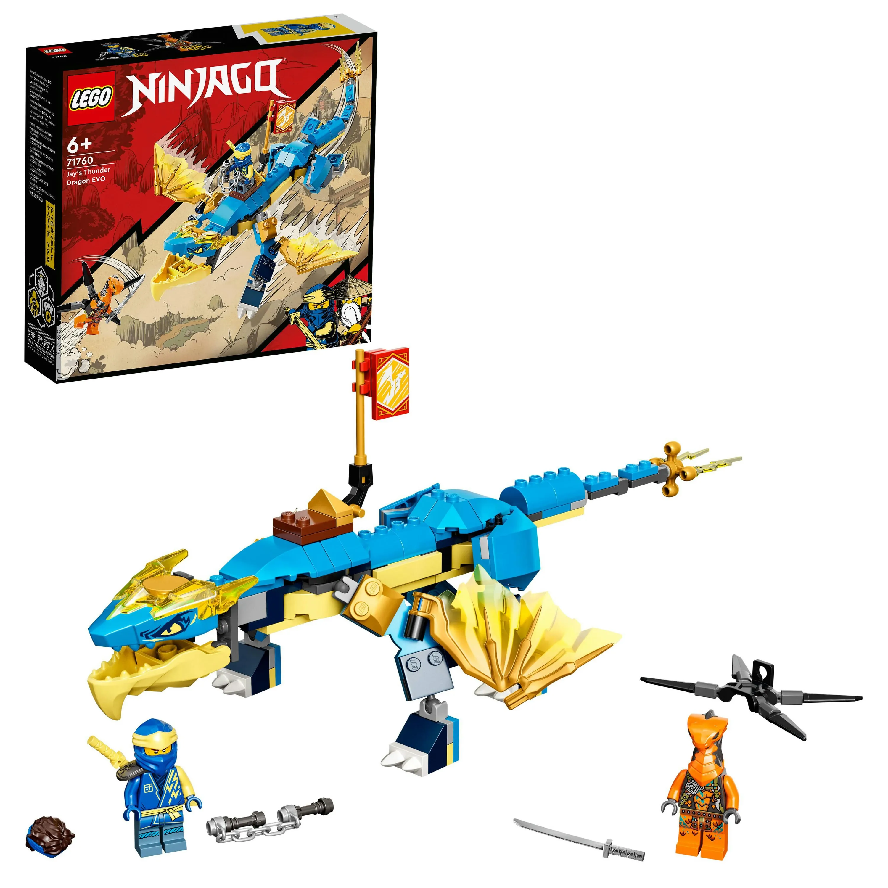 Lego Ninjago -Evoluutio: Jayn ukkoslohik&auml;&auml;rme 71760