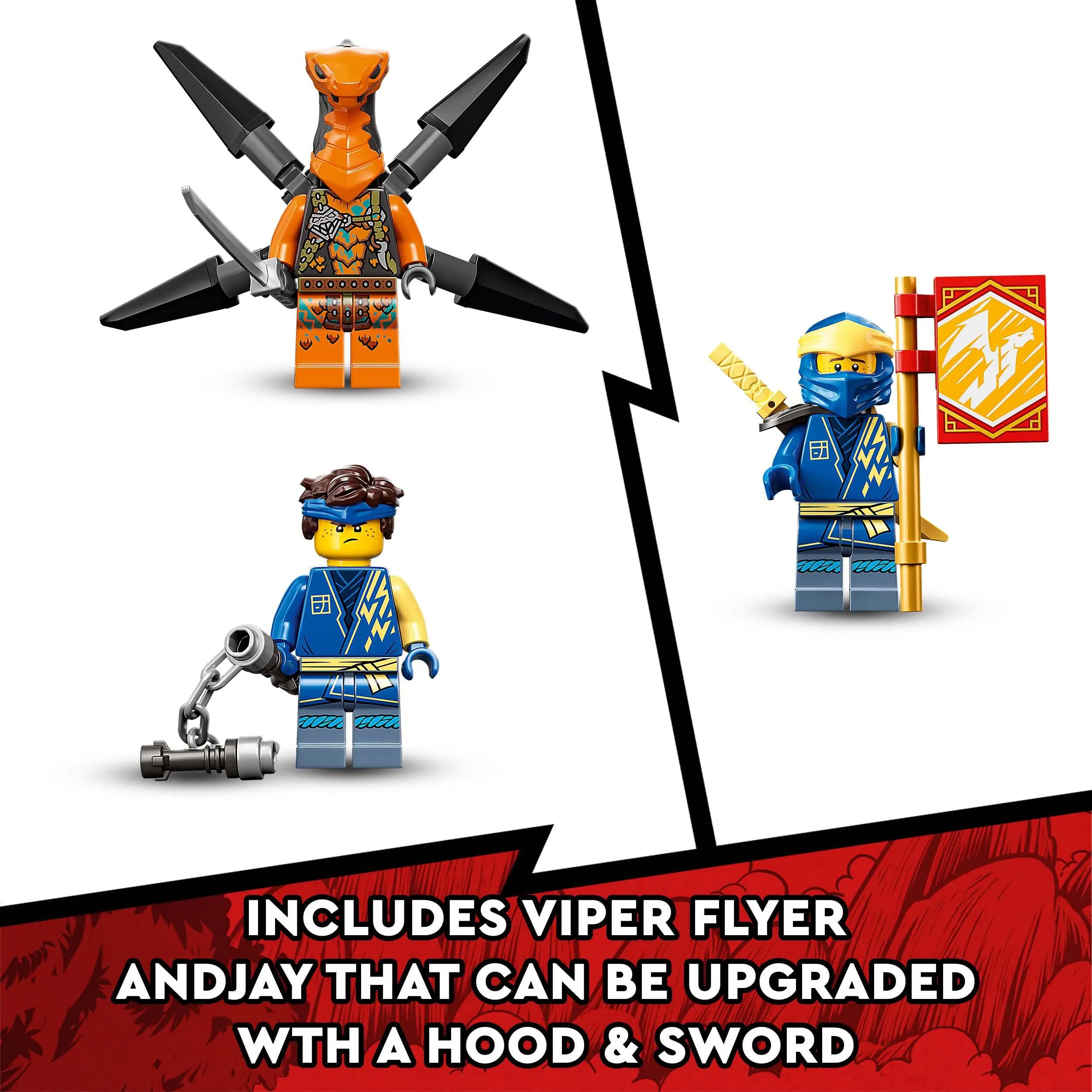 Lego Ninjago -Evoluutio: Jayn ukkoslohik&auml;&auml;rme 71760