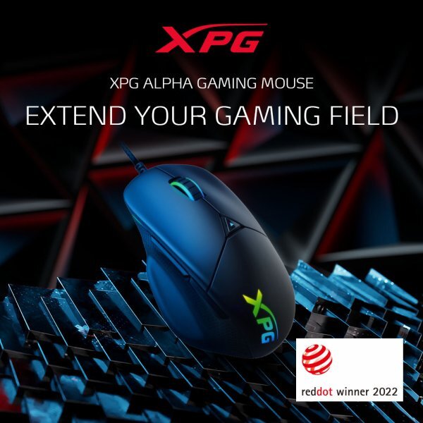 ADATA XPG ALPHA Wired Gaming Mouse, Black