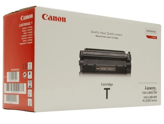 Canon CRG T lasertoner, svart