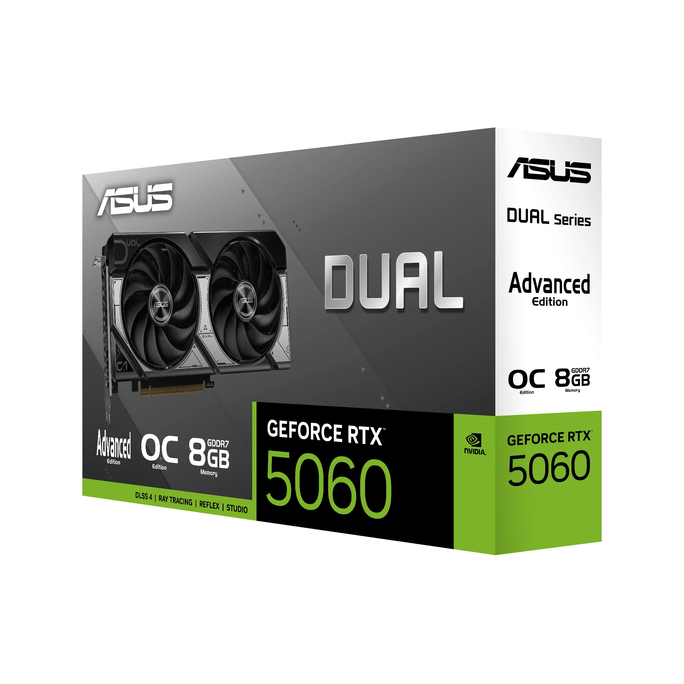 Asus GeForce RTX 5060 Dual OC 8 Gt -n&auml;yt&ouml;nohjain