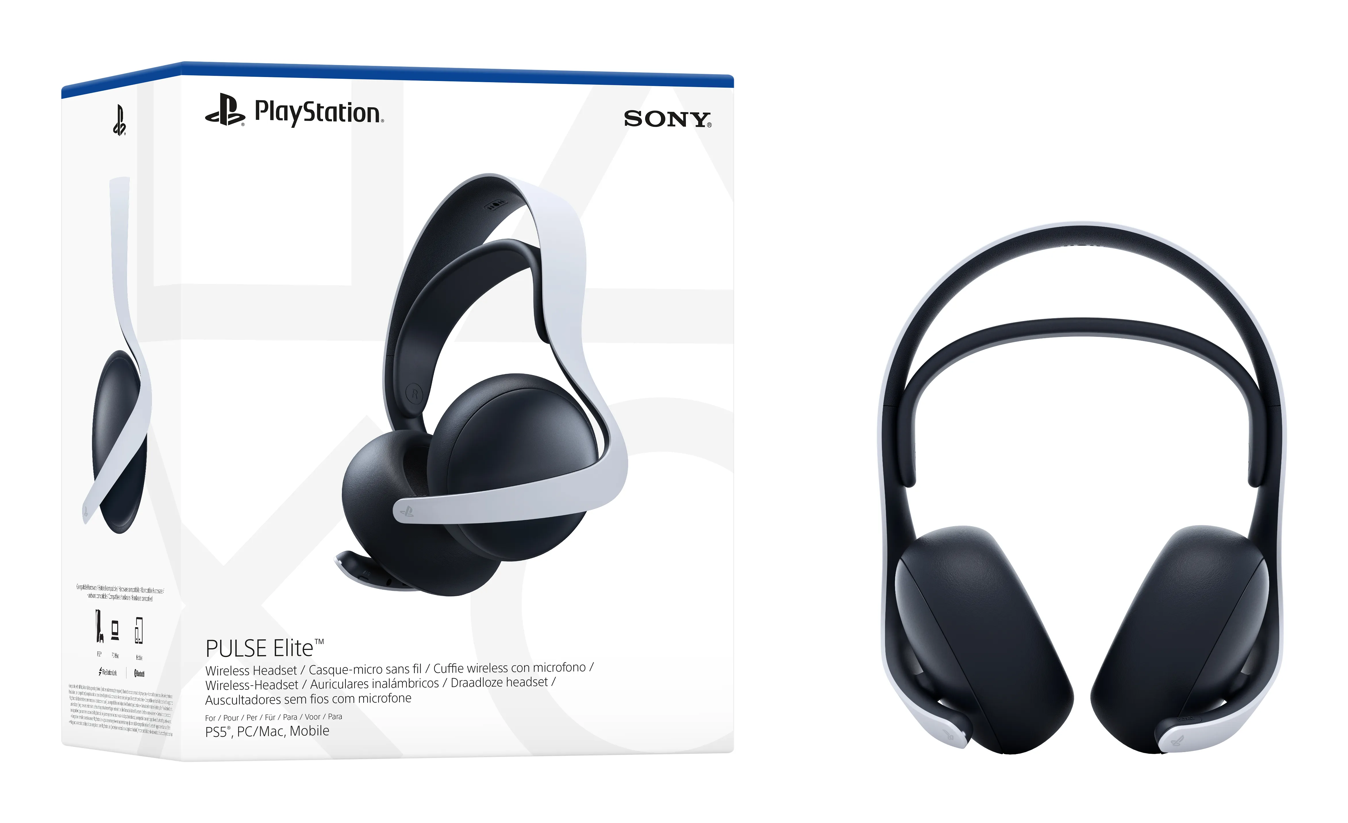 Sony PULSE Elite Wireless Gaming Headset, White