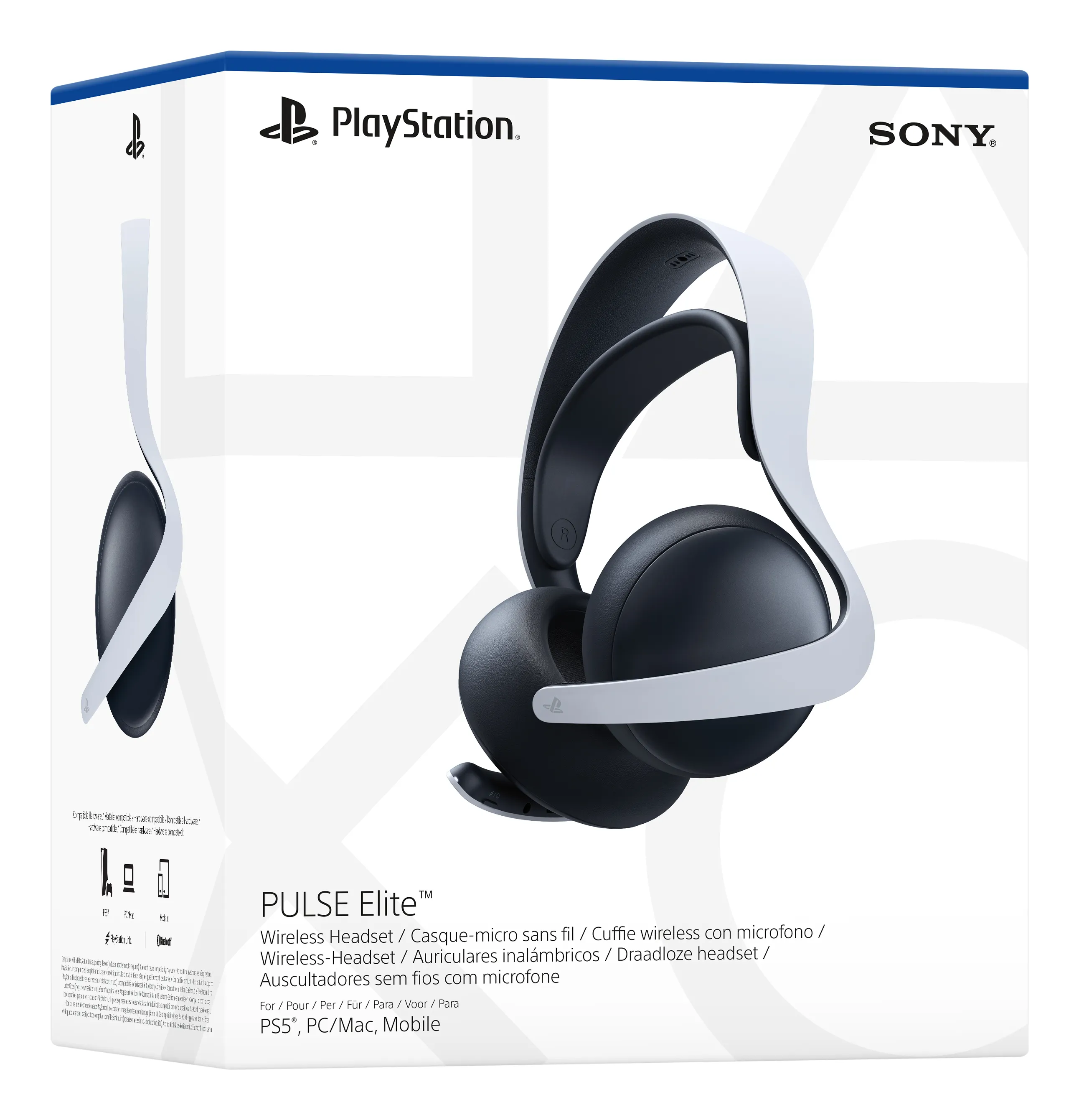 Sony PULSE Elite Wireless Gaming Headset, White