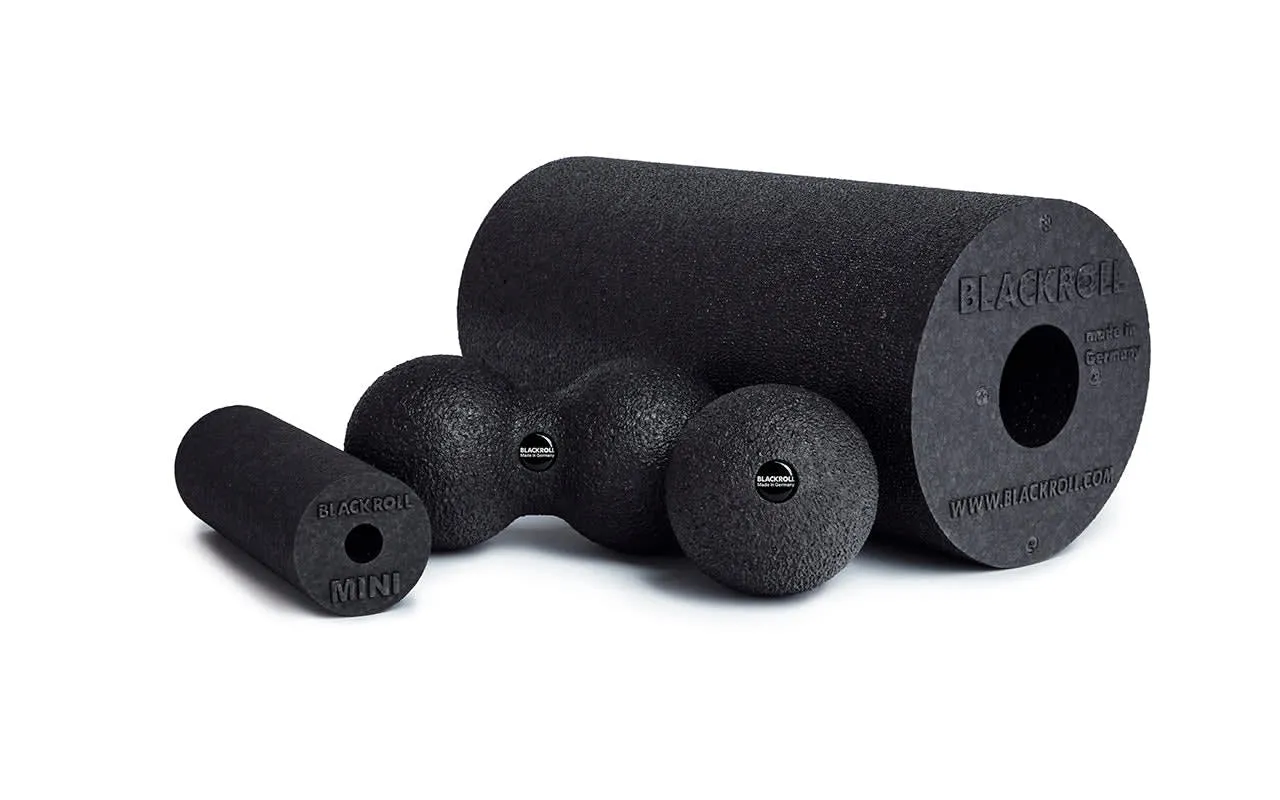 BLACKROLL BLACKBOX, set with foam rollers & fascia balls