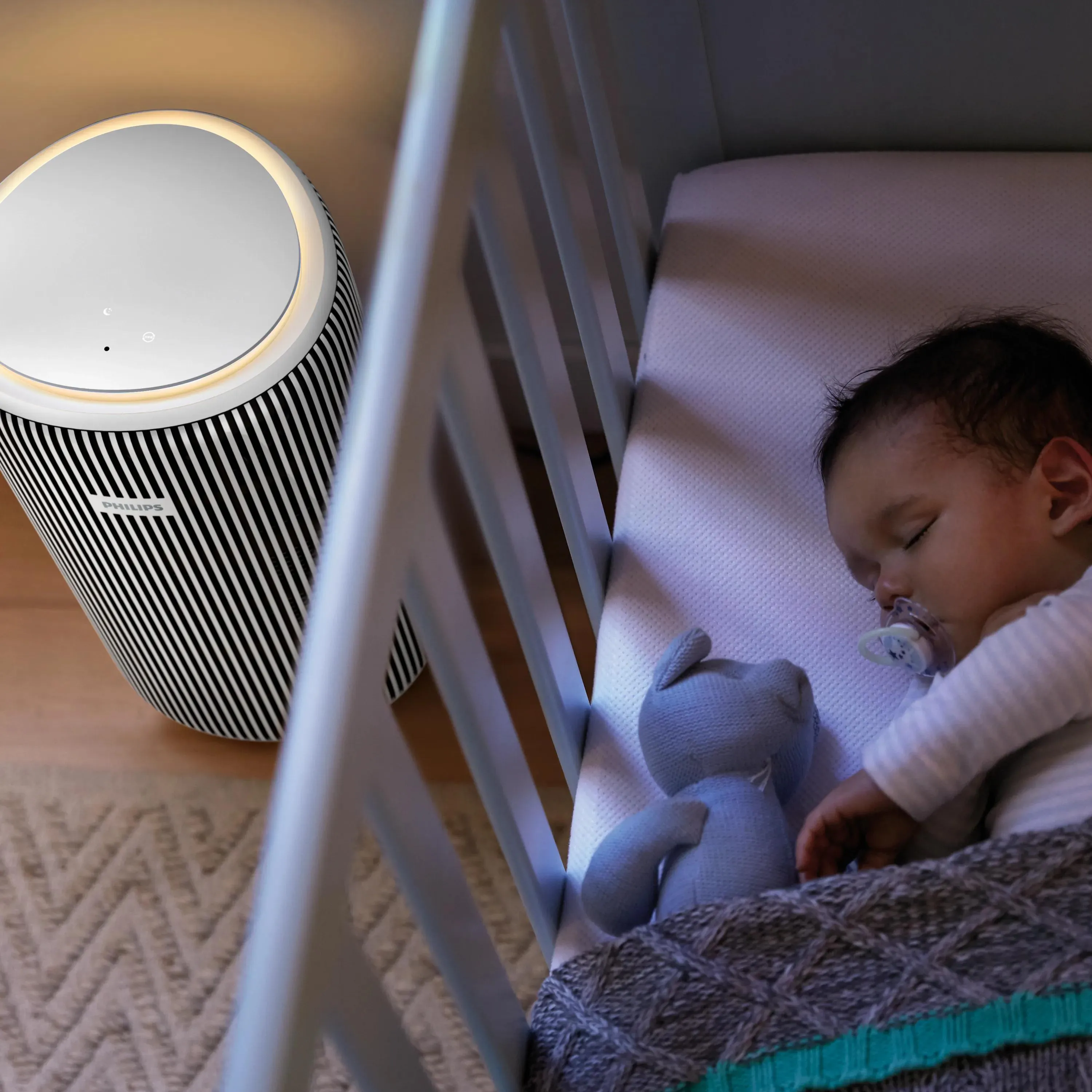 Philips PureProtect 3200 Series Smart Air Purifier AC3220/10 - Silver, Arctic White
