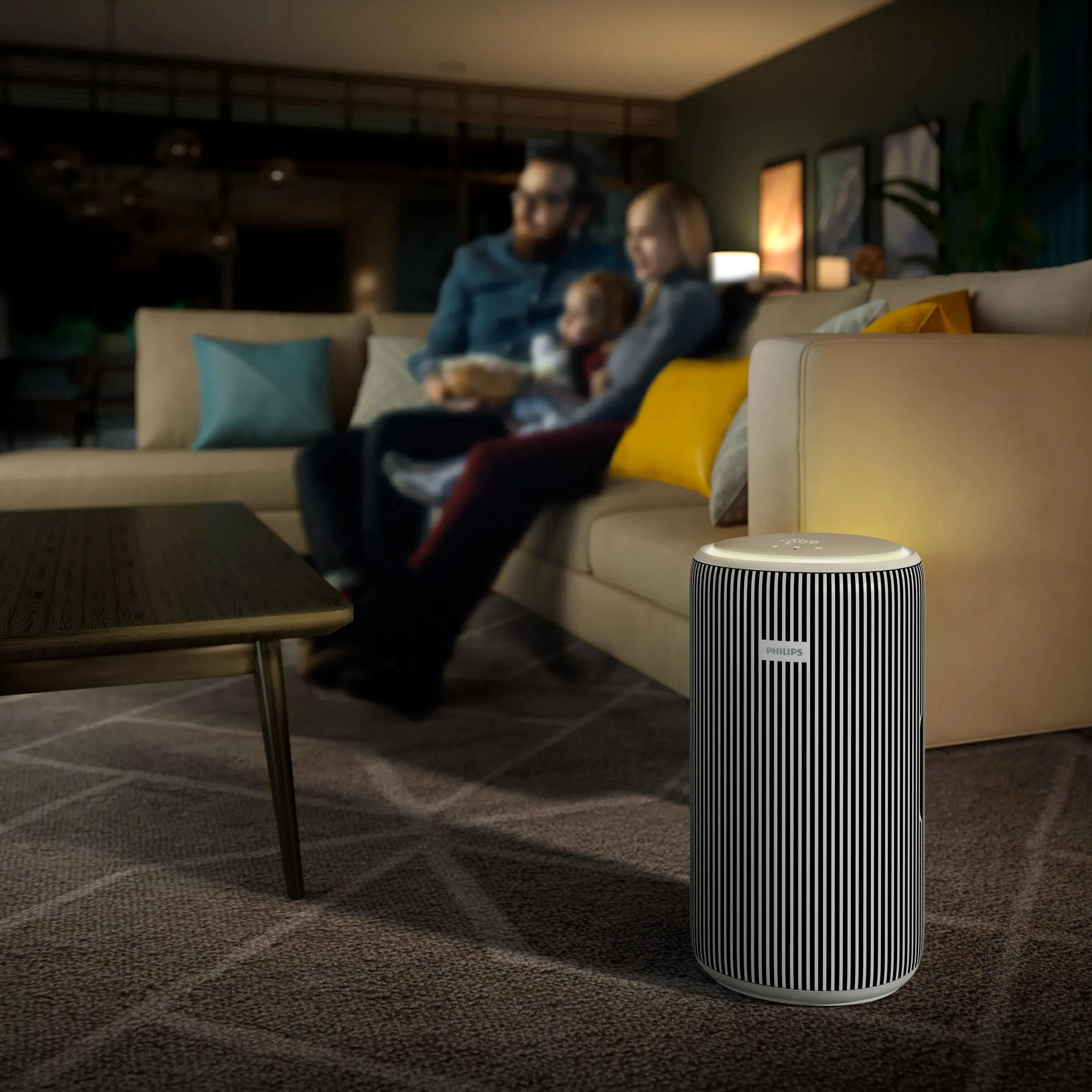 Philips PureProtect 3200 Series Smart Air Purifier AC3220/10 - Silver, Arctic White