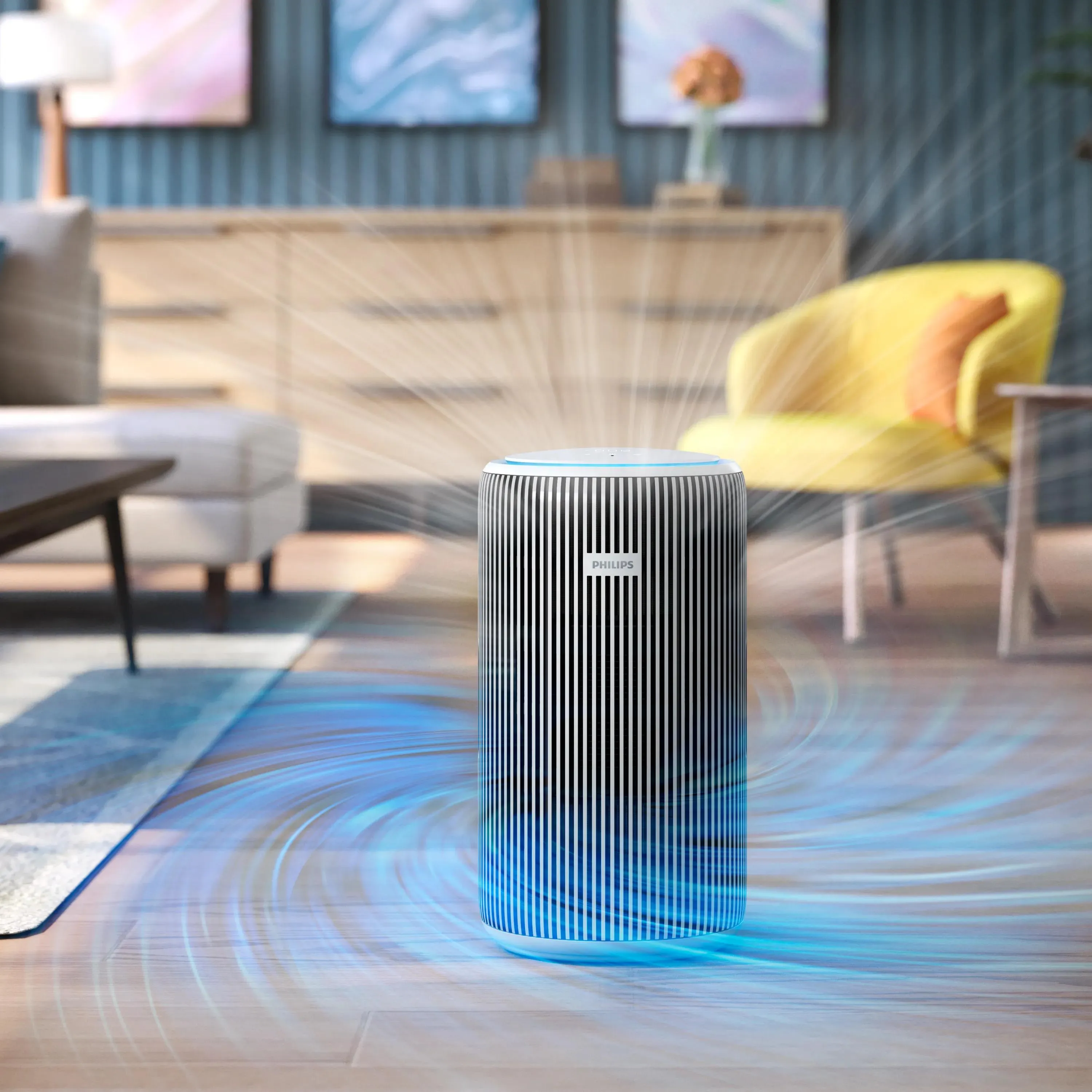 Philips PureProtect 3200 Series Smart Air Purifier AC3220/10 - Silver, Arctic White