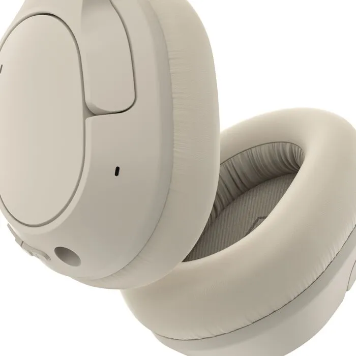 Belkin SoundForm Isolate Noise Cancelling Over-Ear Headphones -kuulokkeet, Hiekka