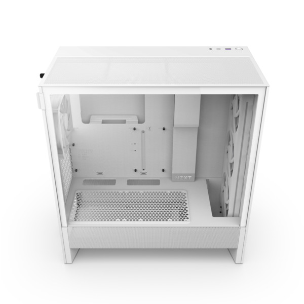 NZXT H5 Flow RGB (2024) Midi-Tower Case with window, White