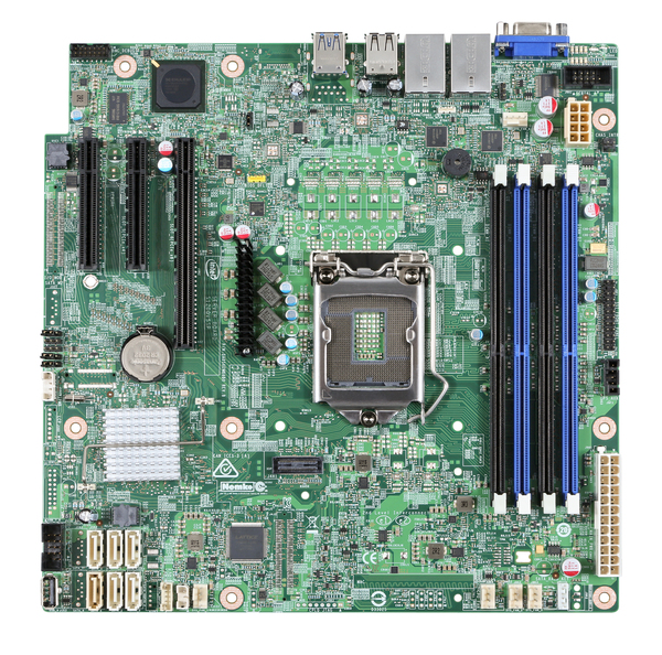 Intel DBS1200SPSR, mATX motherboard