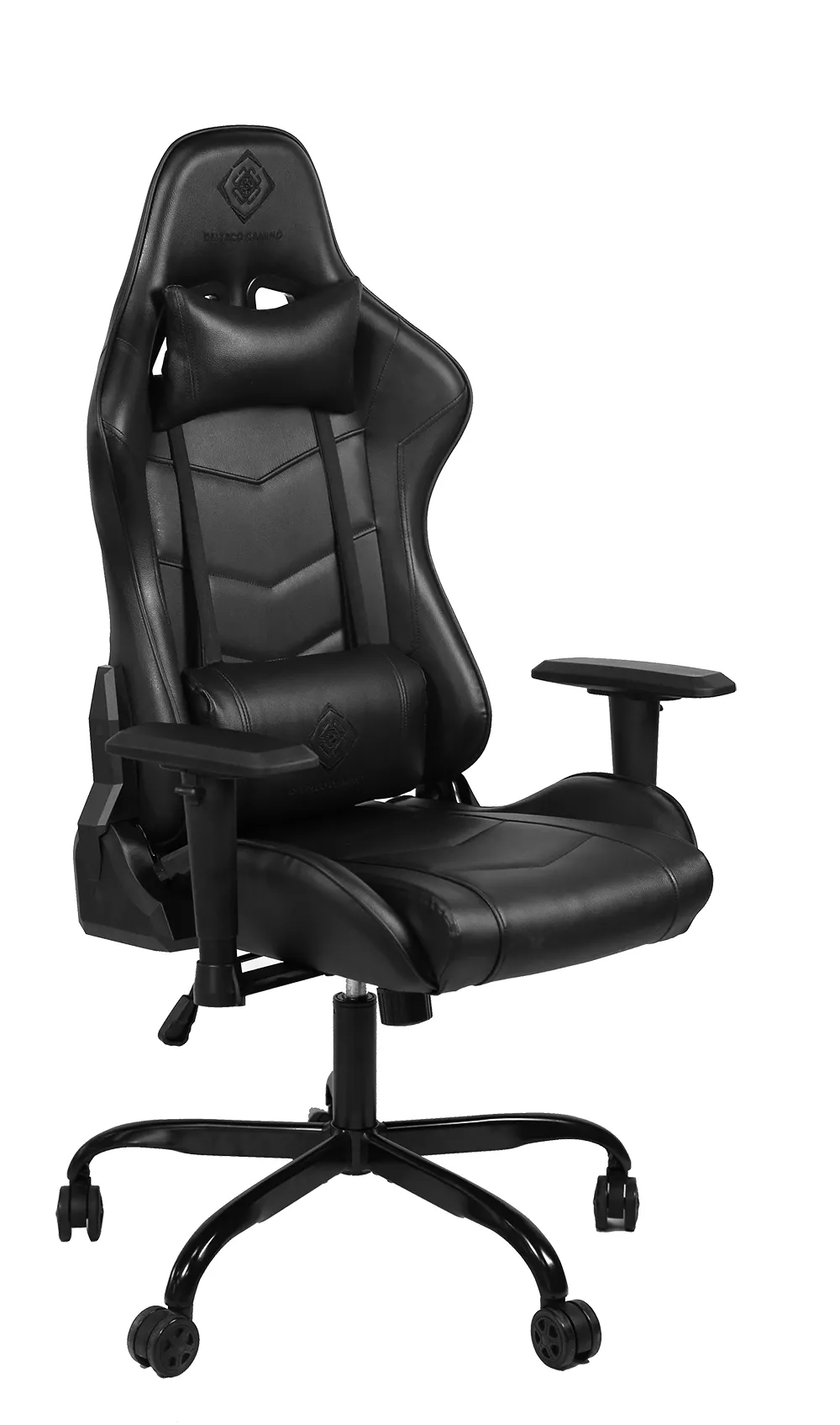 Deltaco Gaming DC210 chair, PU-leather, iron frame, black