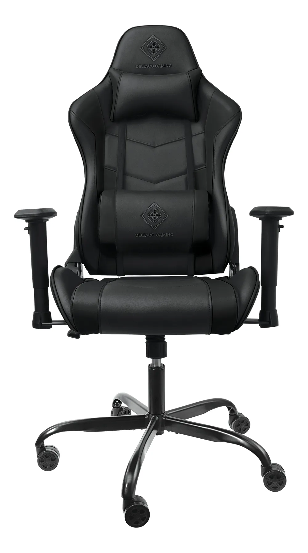 Deltaco Gaming DC210 chair, PU-leather, iron frame, black