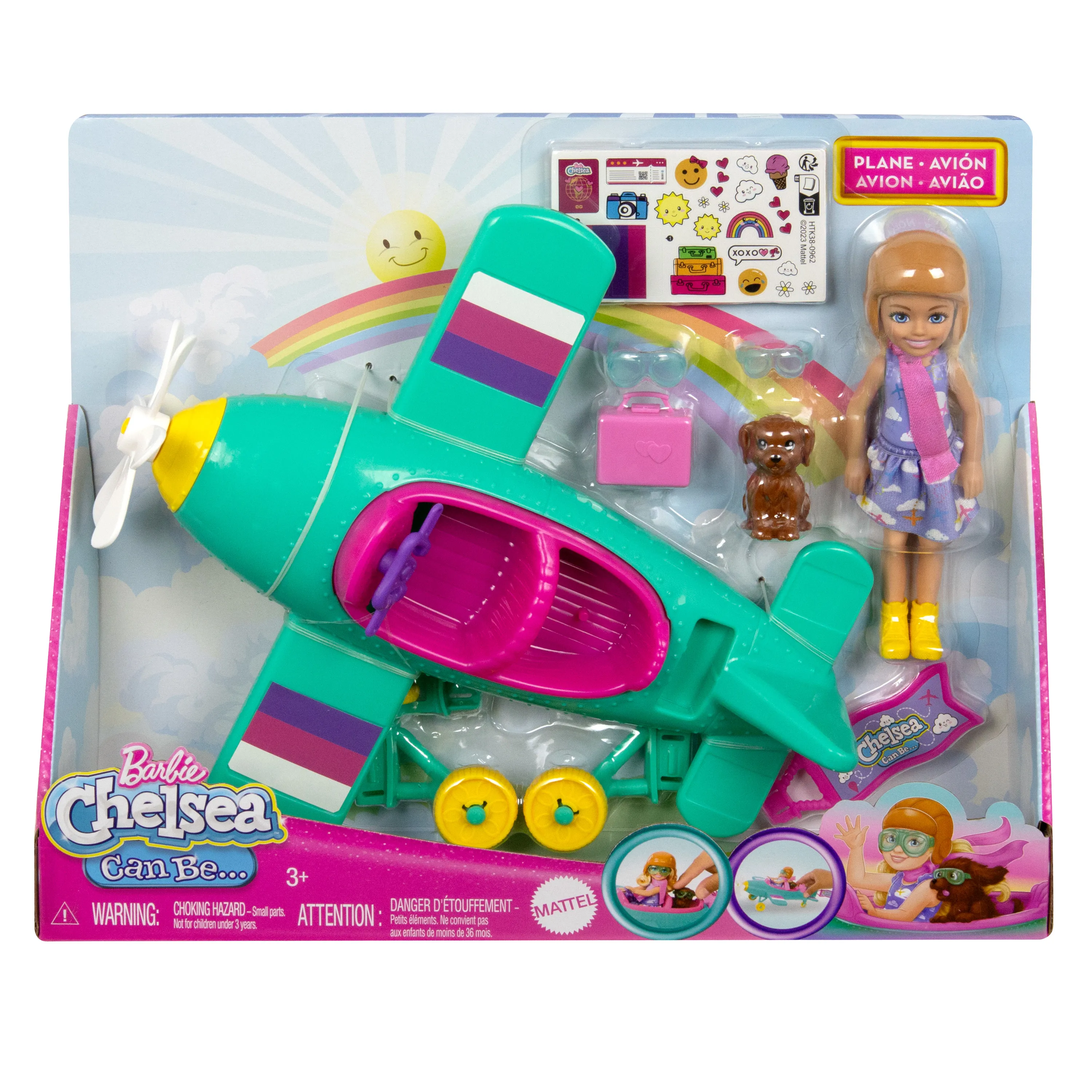 Mattel Barbie Family & Friends New Chelsea Can Be Plane Doll