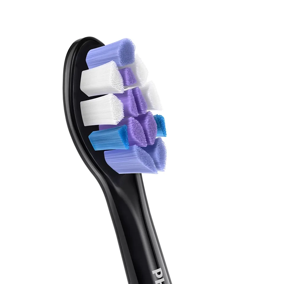 Philips Sonicare S2 Sensitive HX6058/88 Replacement Brush Heads, Black, 8-pack