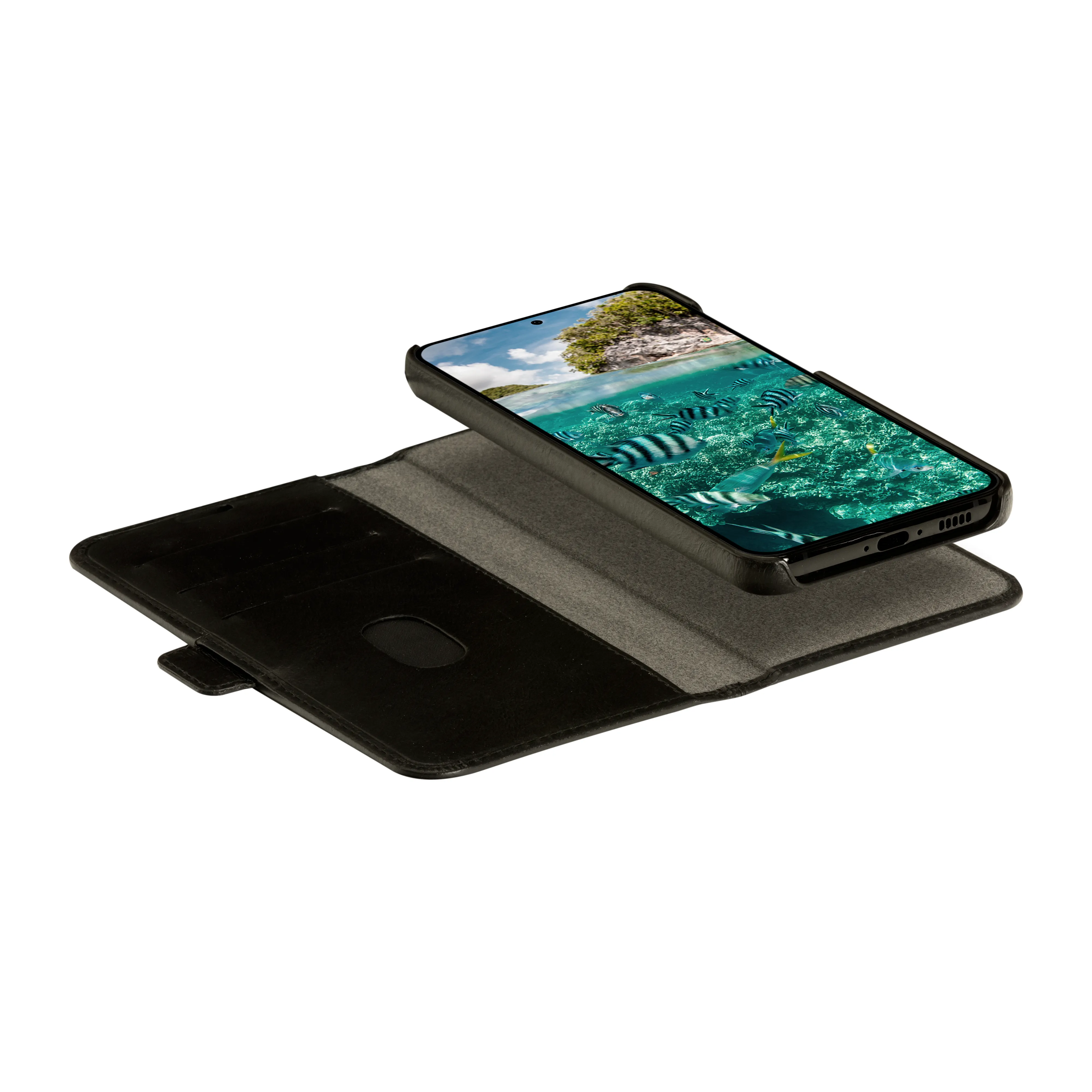 Dbramante1928 Lynge, Galaxy S23 Plus - Wallet Case, Black