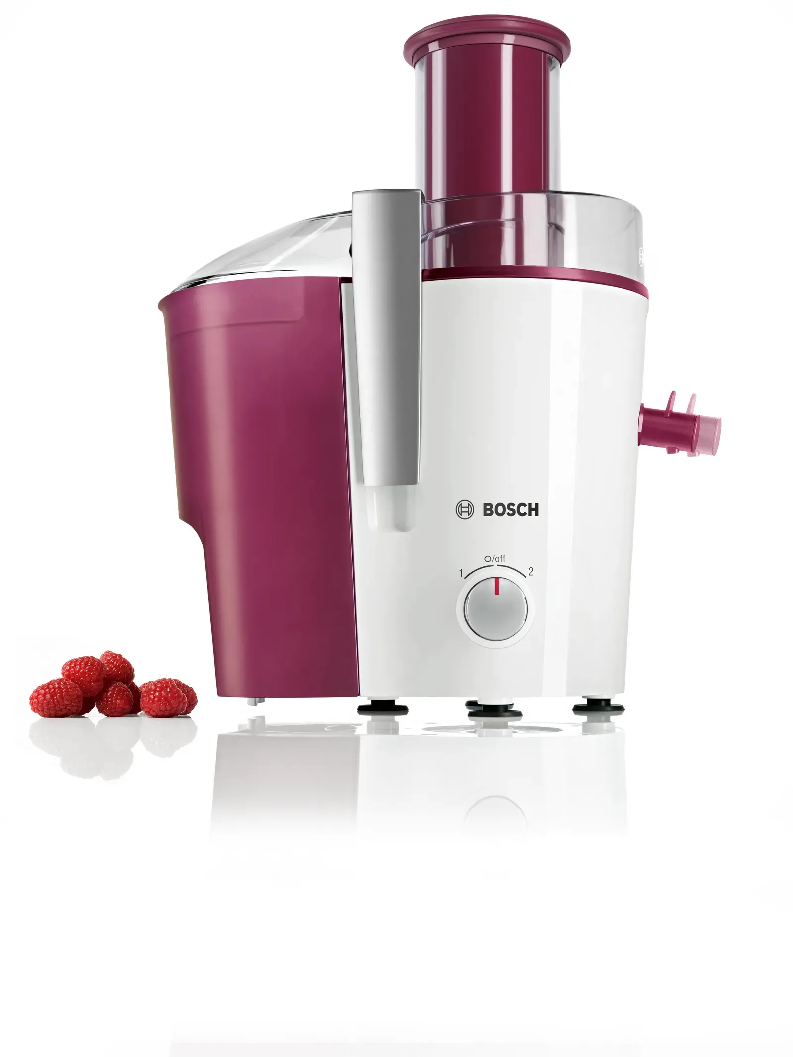 Bosch MES25C0 -juicer, white/pink