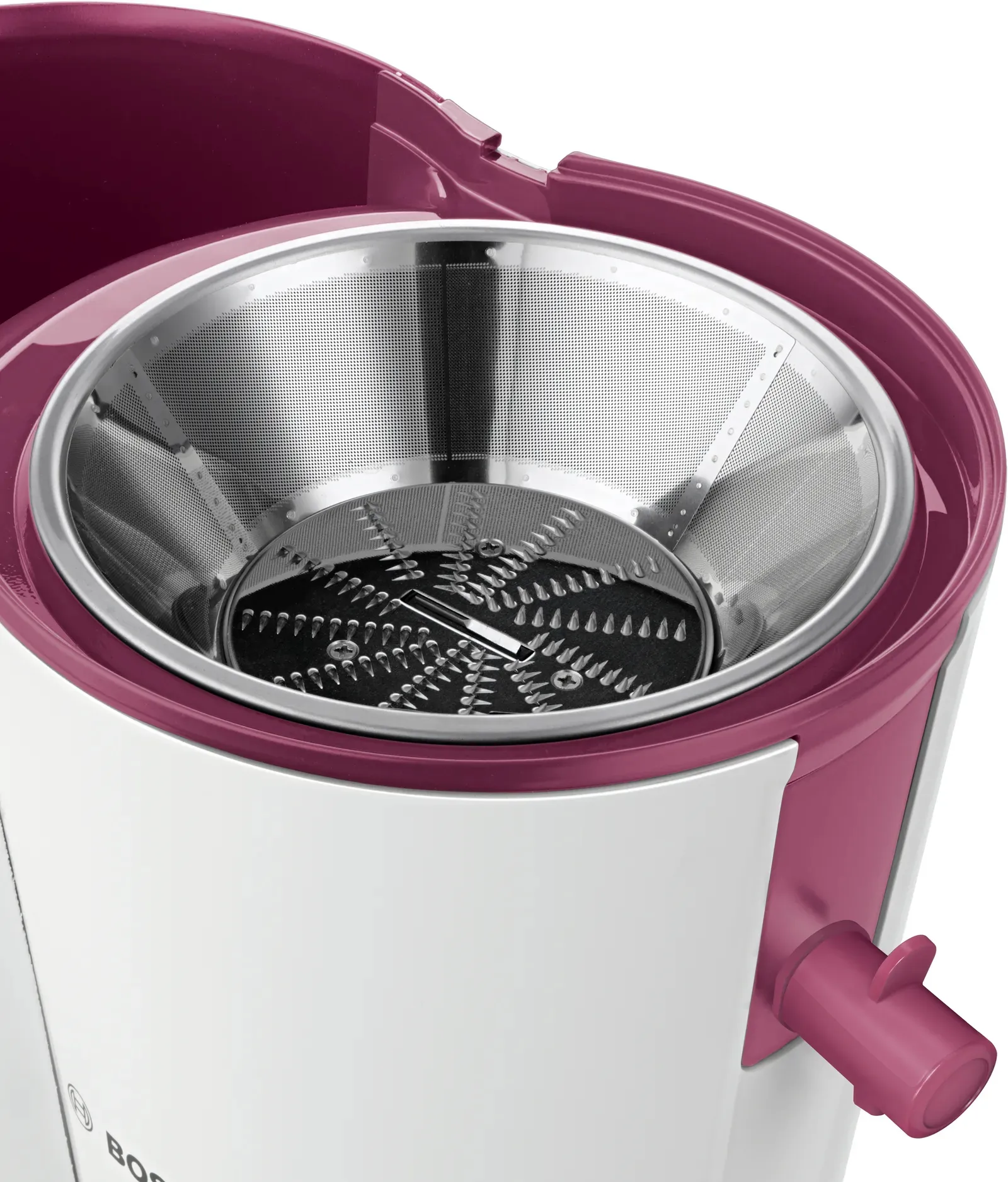 Bosch MES25C0 -juicer, white/pink