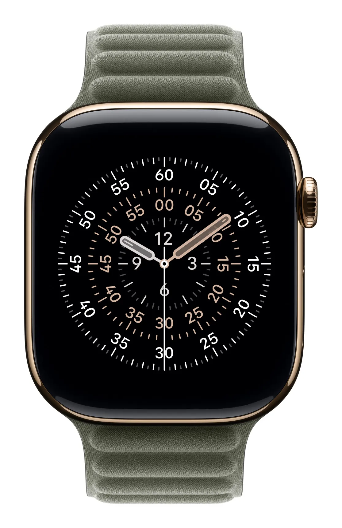 Apple Watch 46 mm Magnetic Link, Sage Gray, M/L