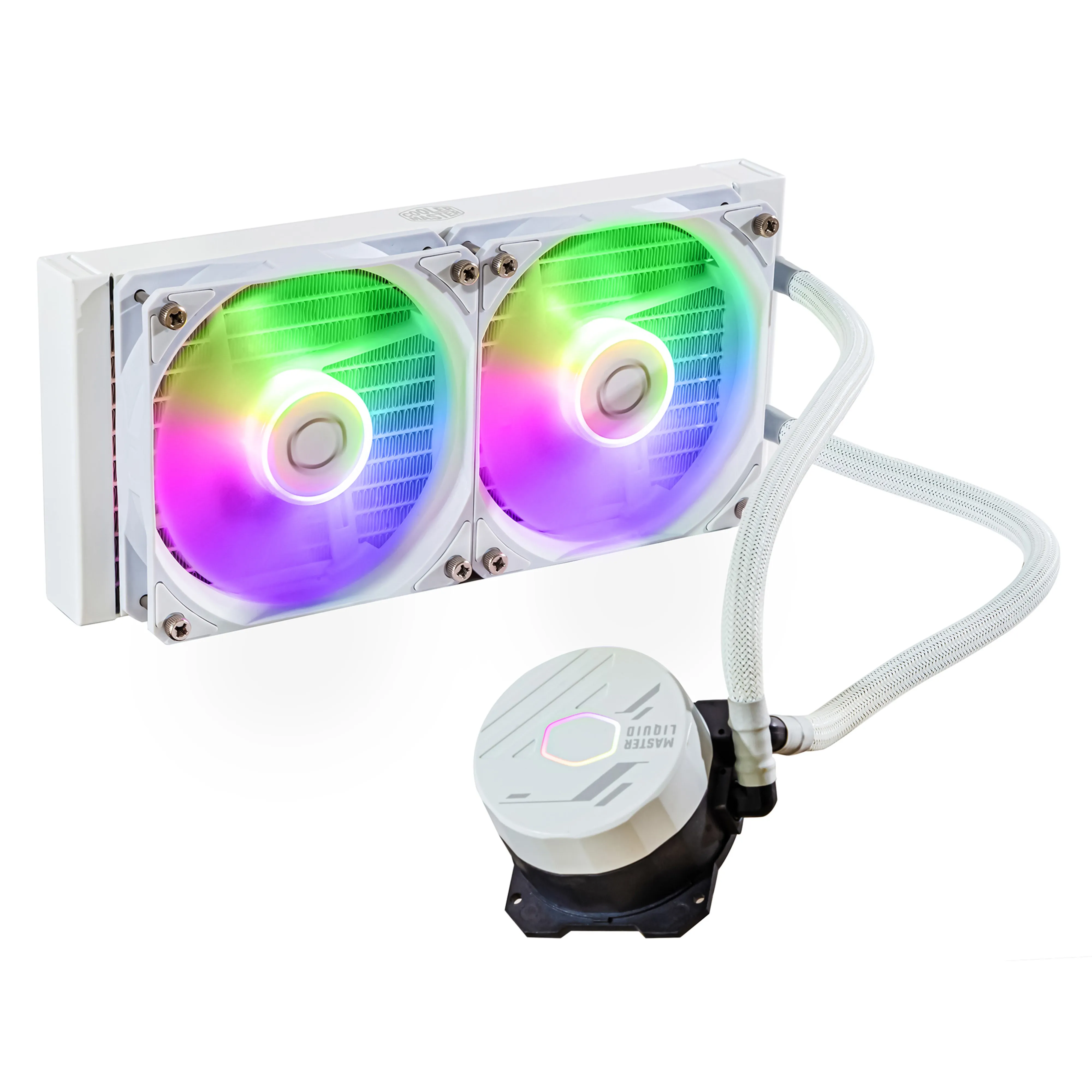 Cooler Master ML240L Core -nestejäähdytysjärjestelmä, Valkoinen
