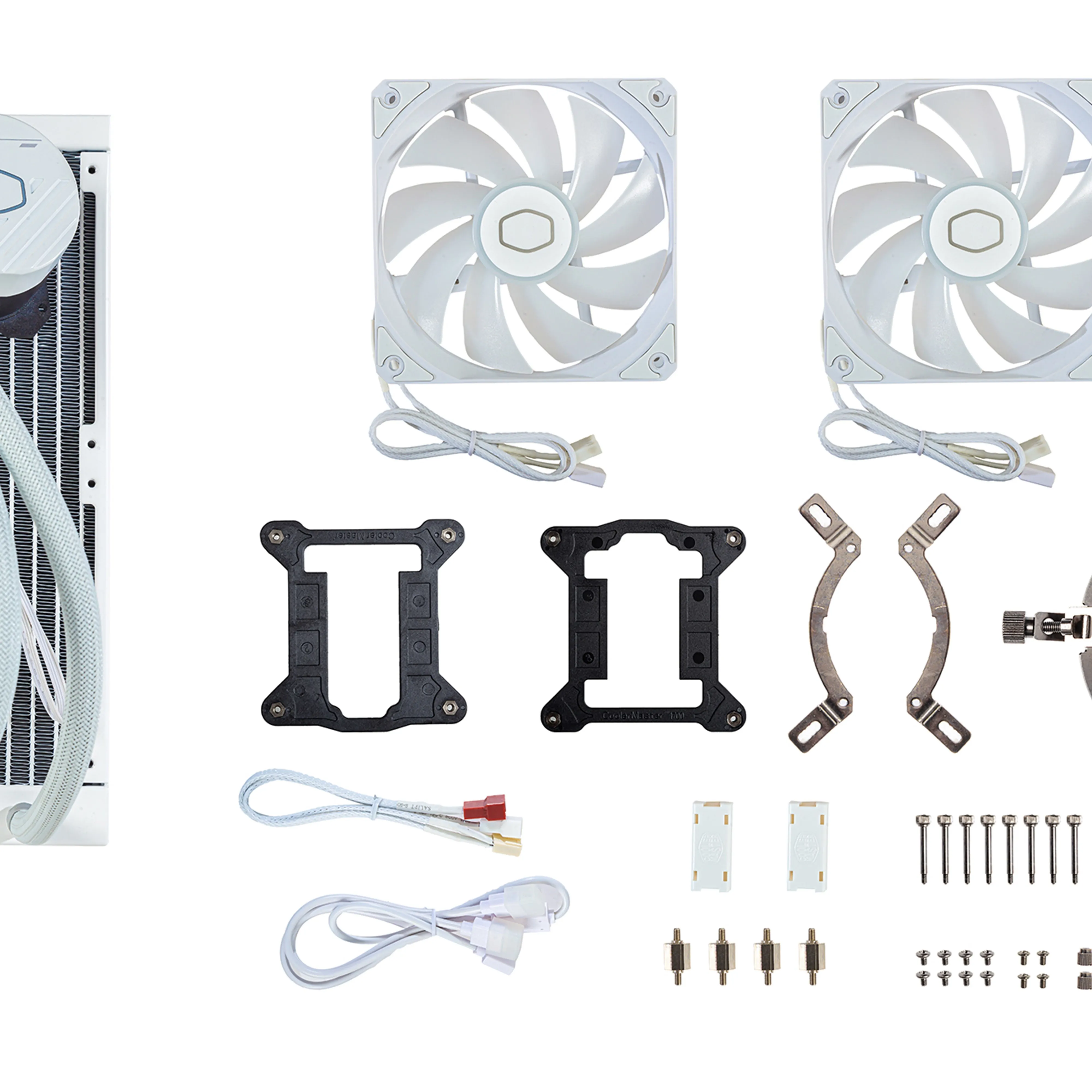 Cooler Master ML240L Core -nestejäähdytysjärjestelmä, Valkoinen