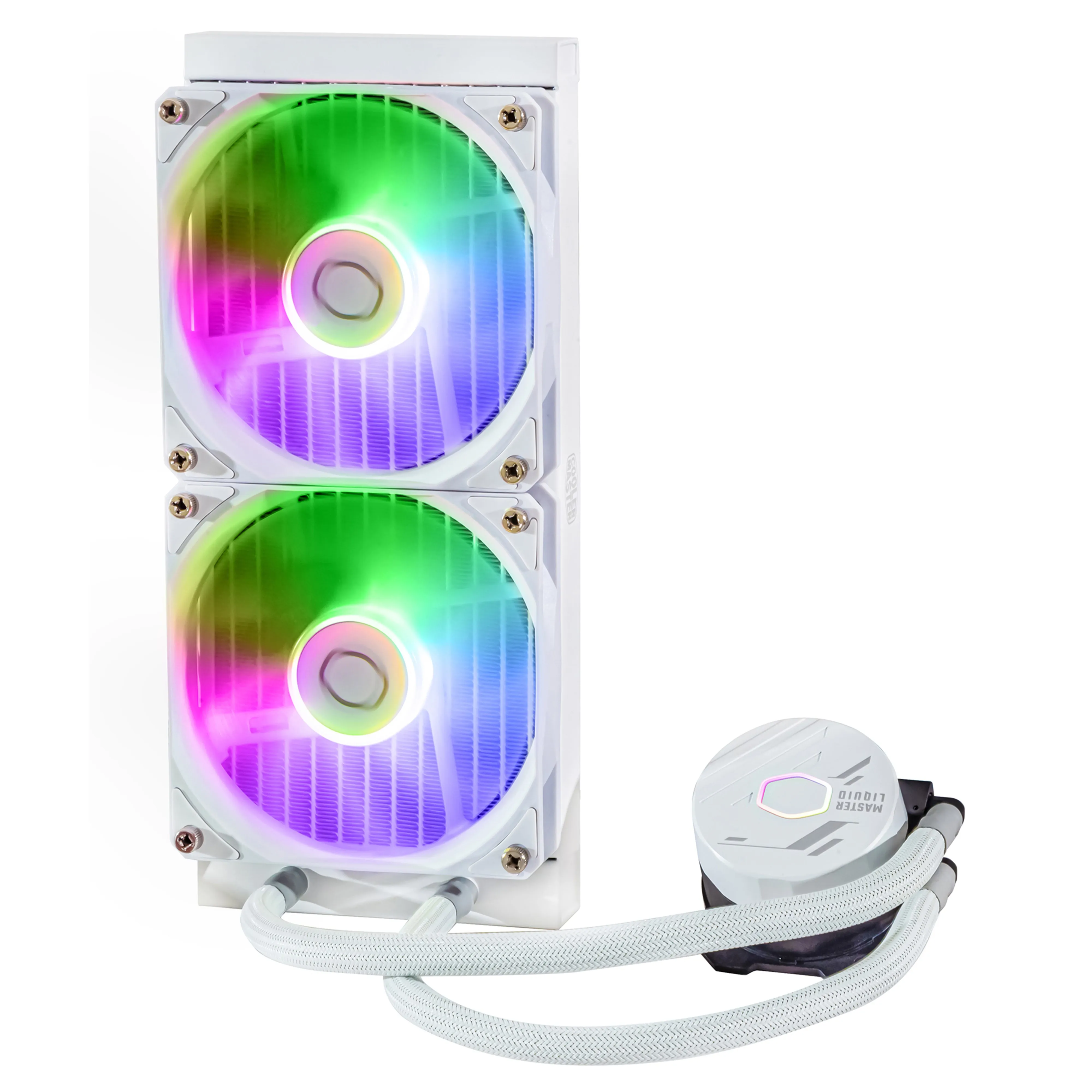 Cooler Master ML240L Core -nestejäähdytysjärjestelmä, Valkoinen