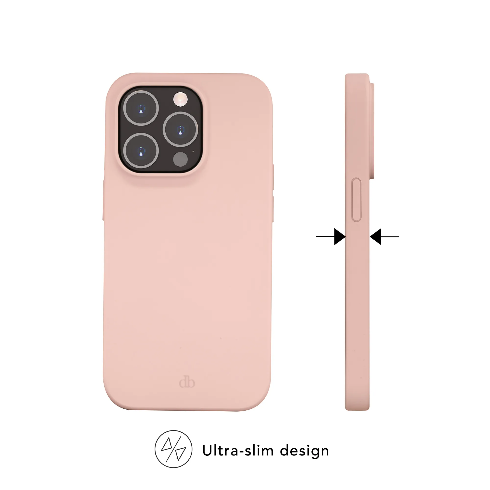 Dbramante1928 Monaco MagSafe, iPhone 14 Pro - fodral, Pink Sand