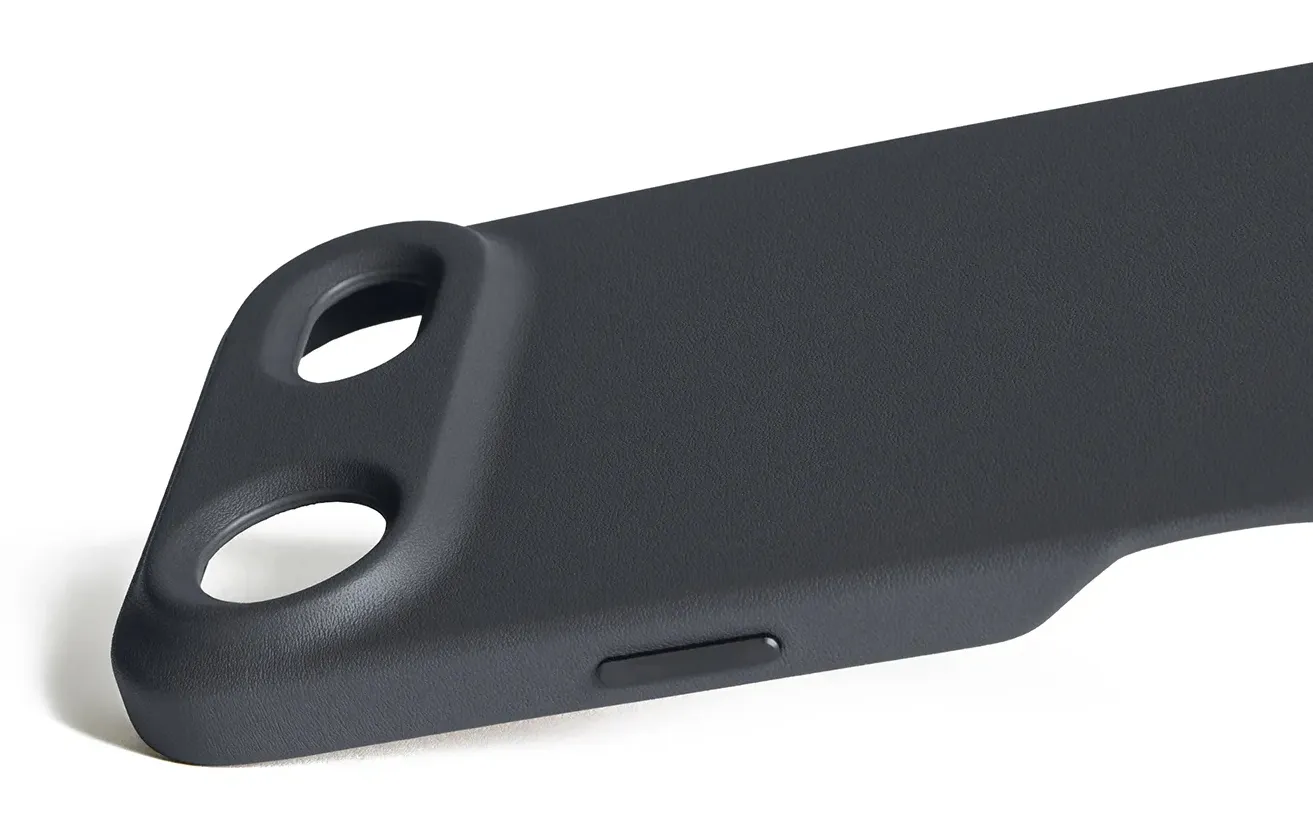 Mujjo Full Leather MagSafe Case for iPhone 17, Basalt