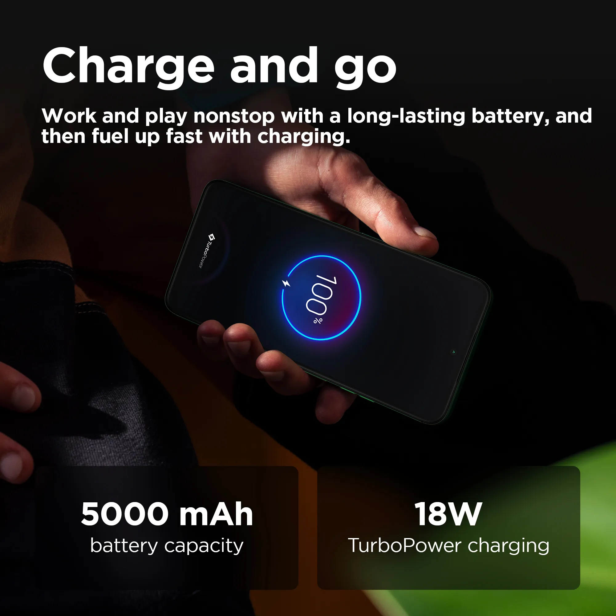 Motorola Moto G35 128/4 Gt -Android-puhelin, Vihreä