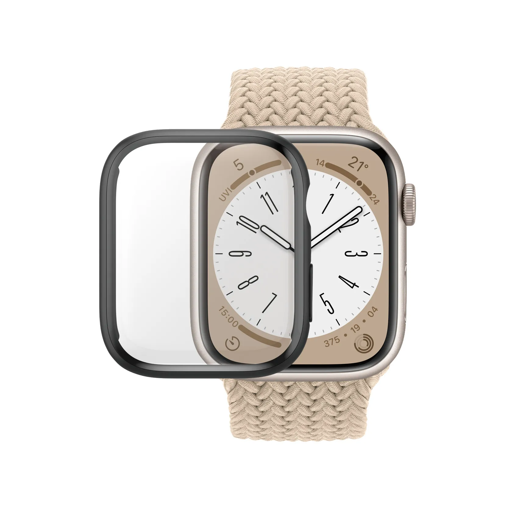 PANZERGLASS FULL BODY APPLE - WATCH 7 (45 MM) BLACK AB