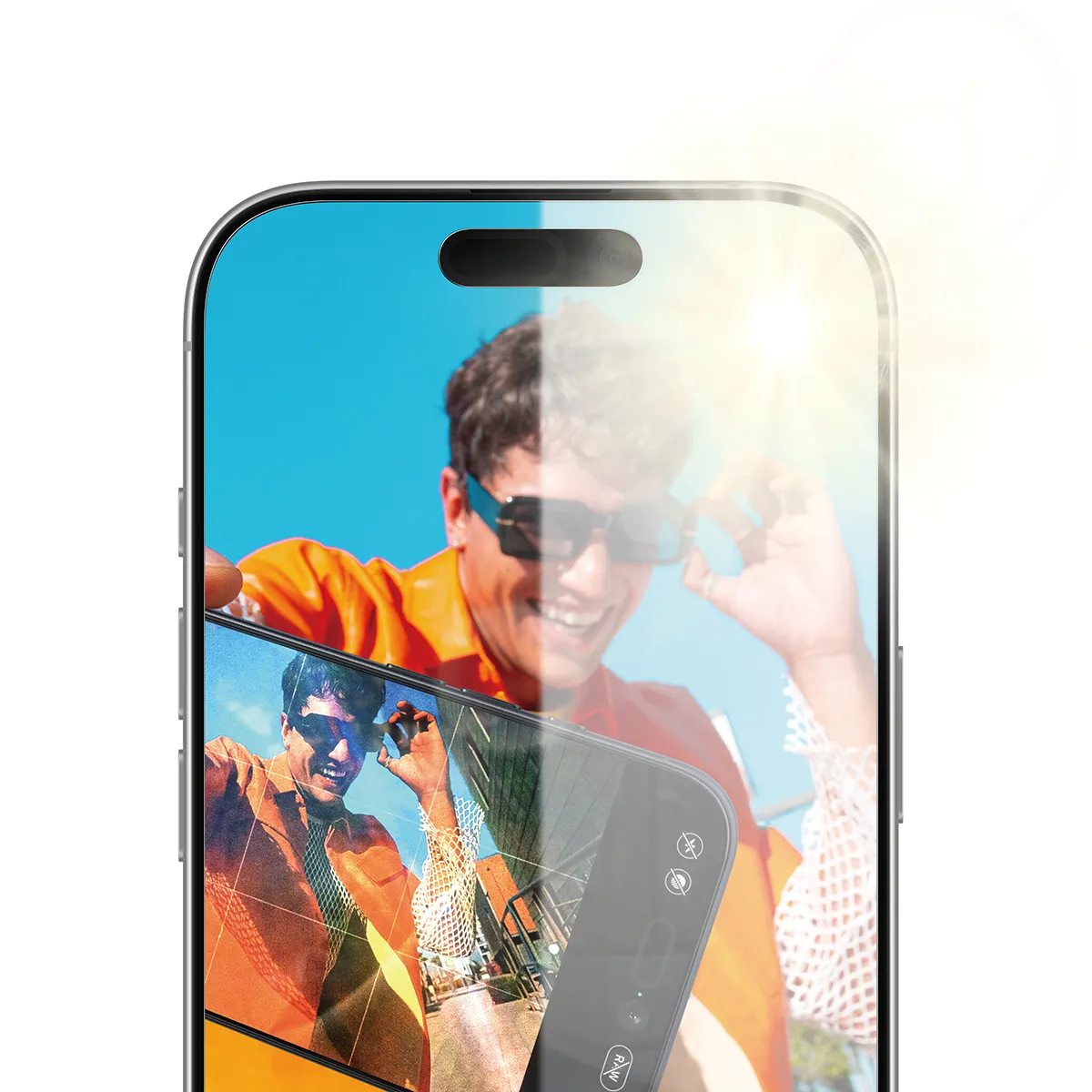Panzerglass iPhone 16 Pro / 17 - sk&auml;rmskydd, Anti-Reflective Armor