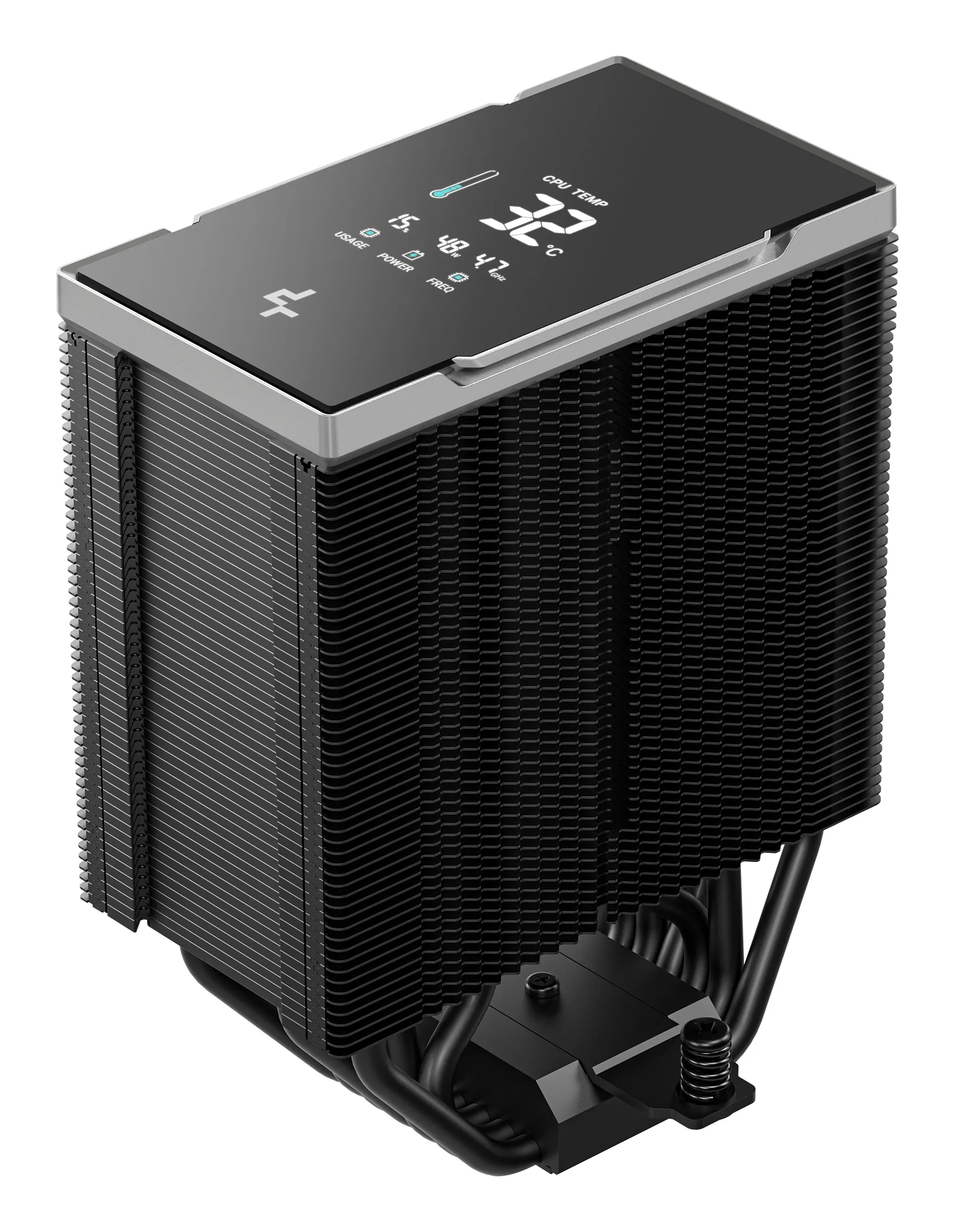 DeepCool AK700 DIGITAL NYX, 120 mm CPU Cooler, Black