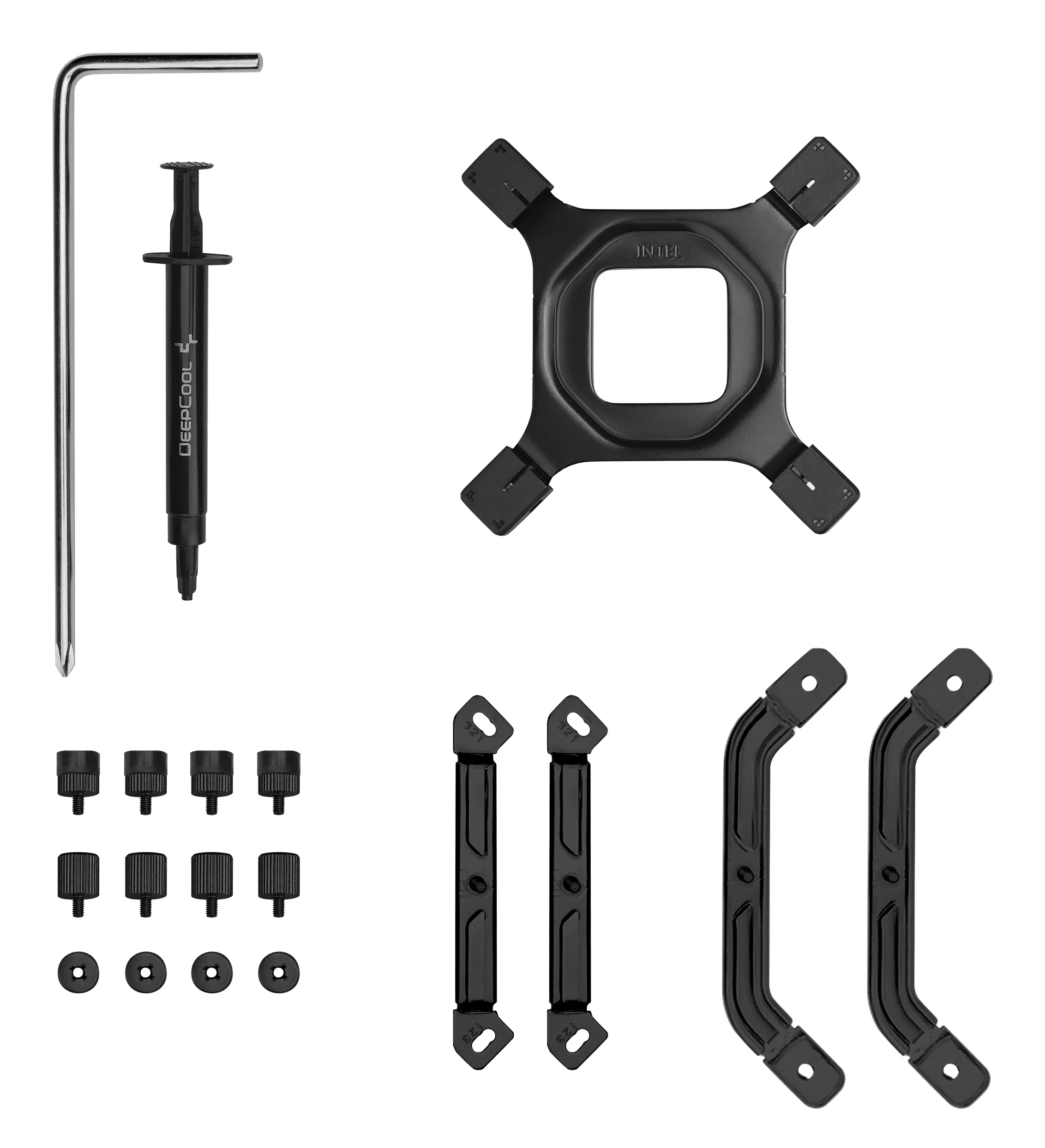 DeepCool AK700 DIGITAL NYX, 120 mm CPU Cooler, Black