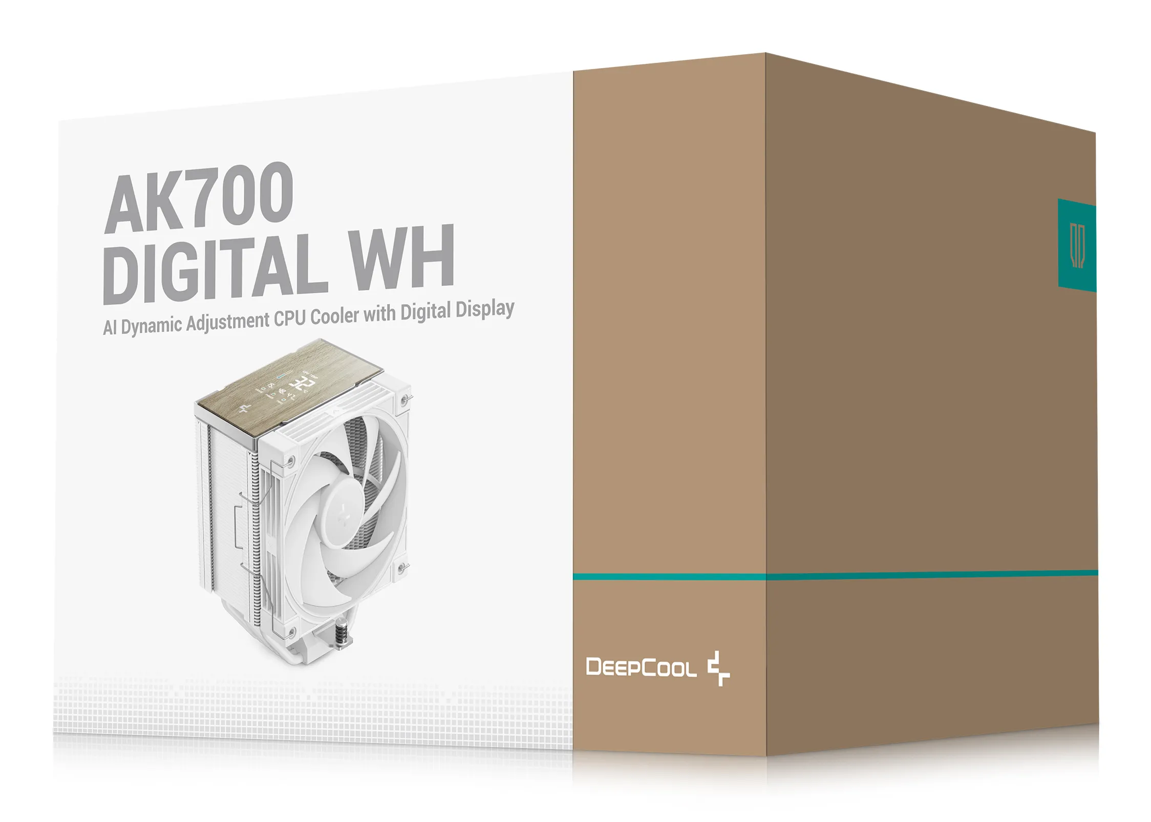 DeepCool AK700 DIGITAL White CPU Air Cooler 120 mm