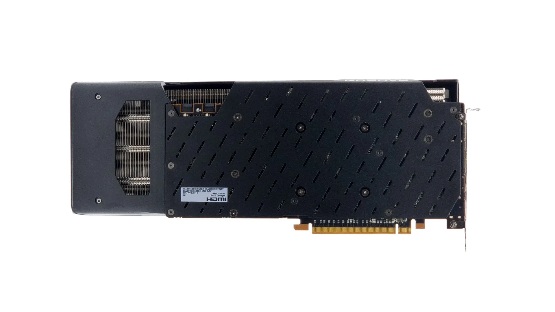 XFX Radeon RX 7700 XT Speedster QICK 319 Black 12 GB - Grafikkort