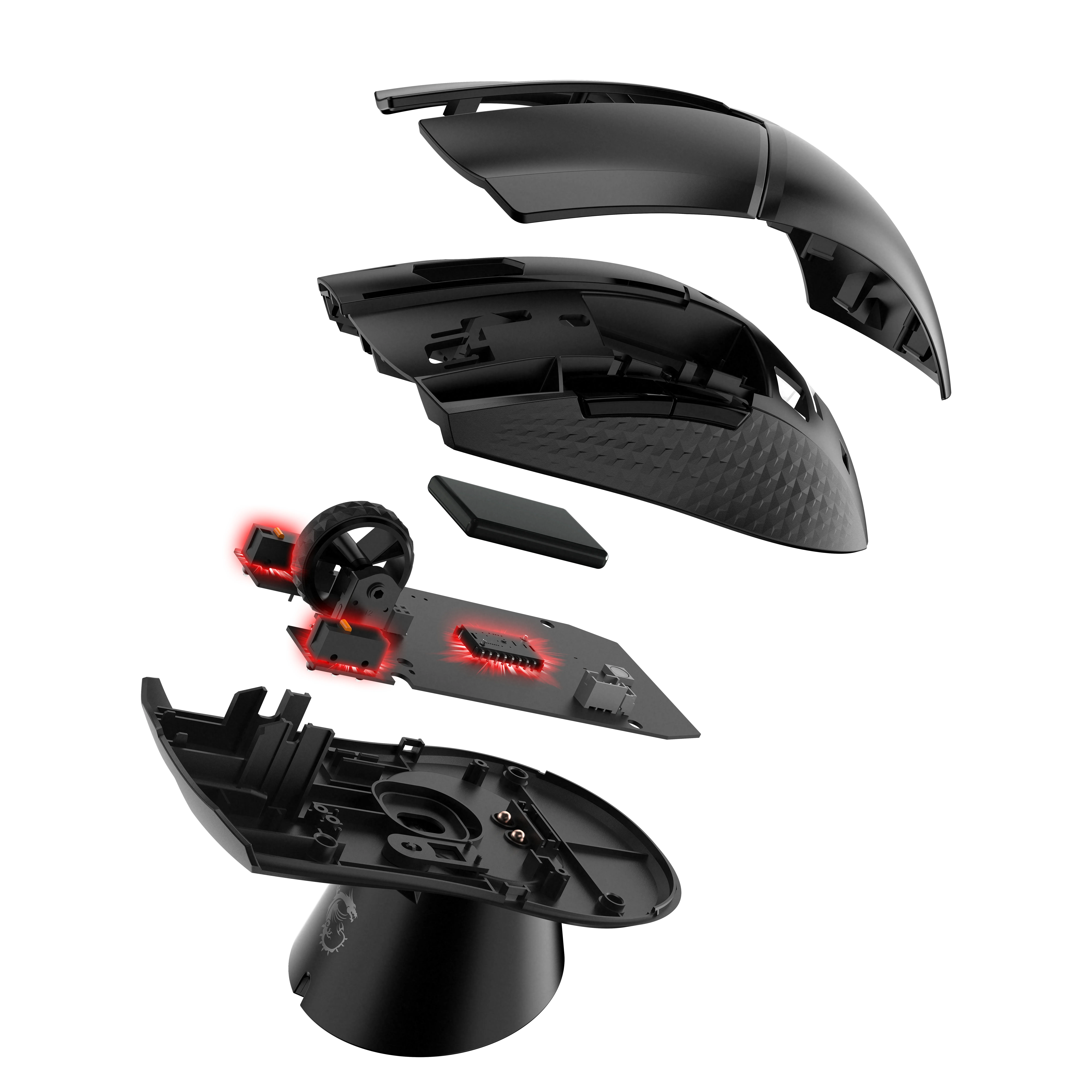 MSI Clutch GM41 - wireless gaming mouse, Black