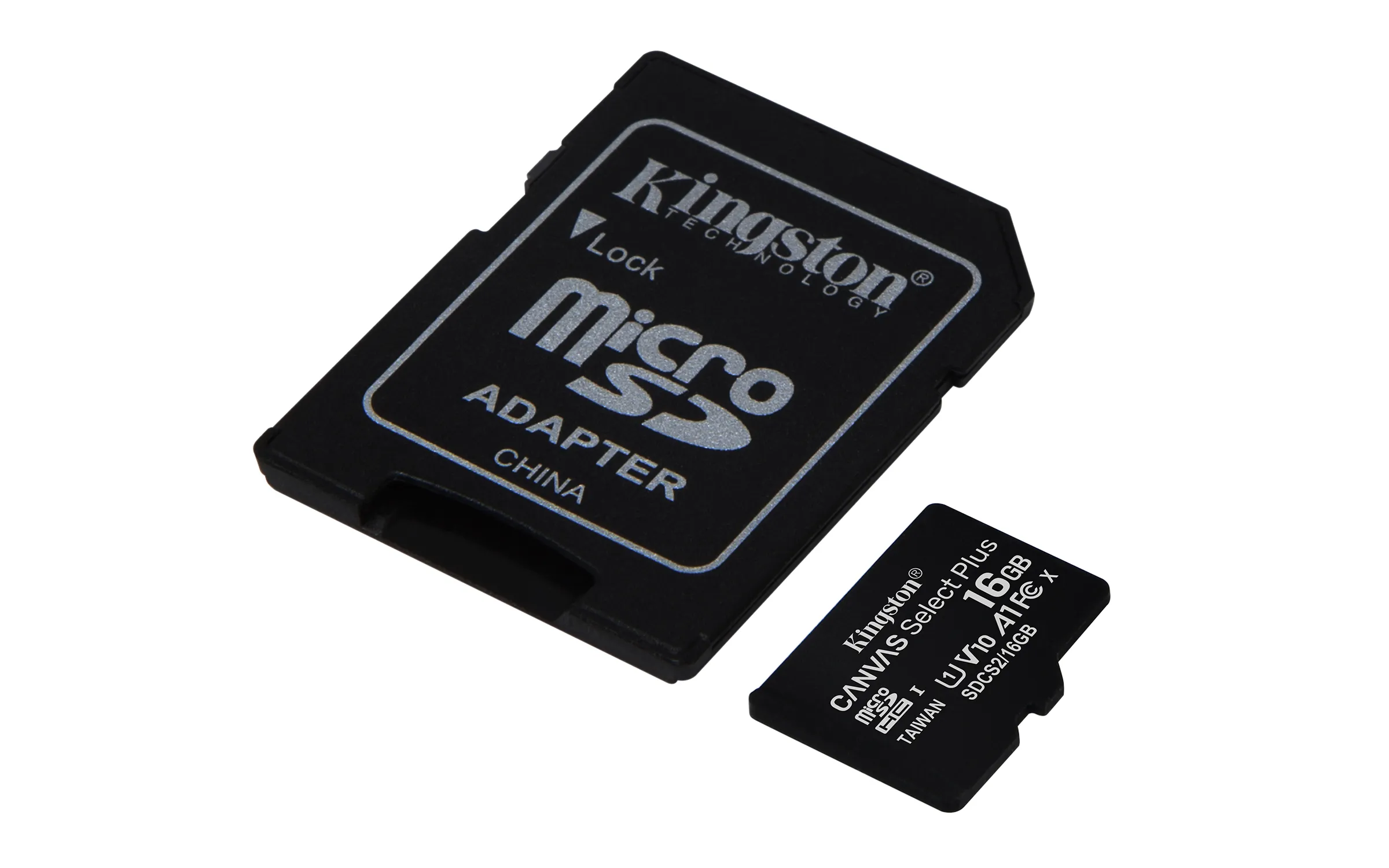Kingston 16 GB Canvas Select Plus + SD adapter