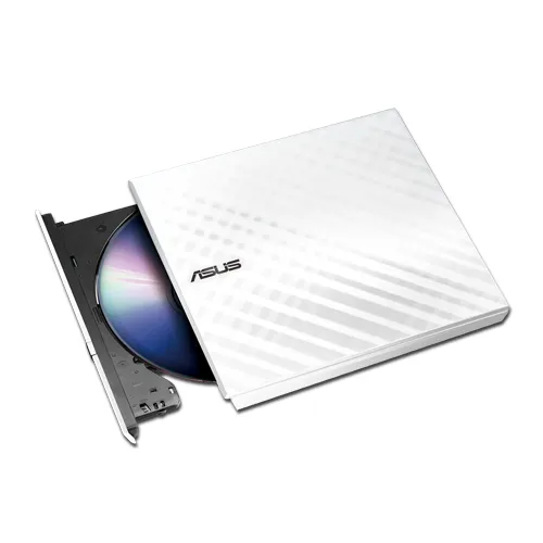 Asus External DVD write External Slim, USB, White