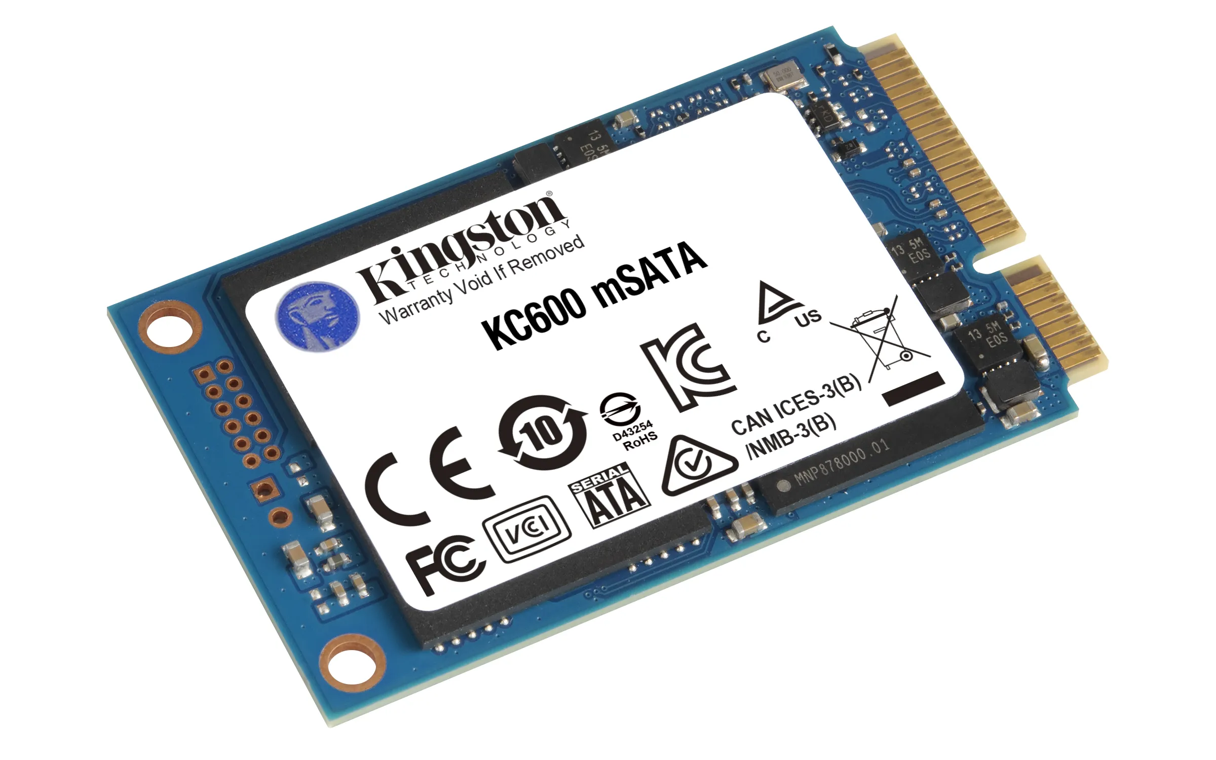Kingston 256G SSD KC600 SATA3 mSATA 256GB, SATA III, mSATA - SSD
