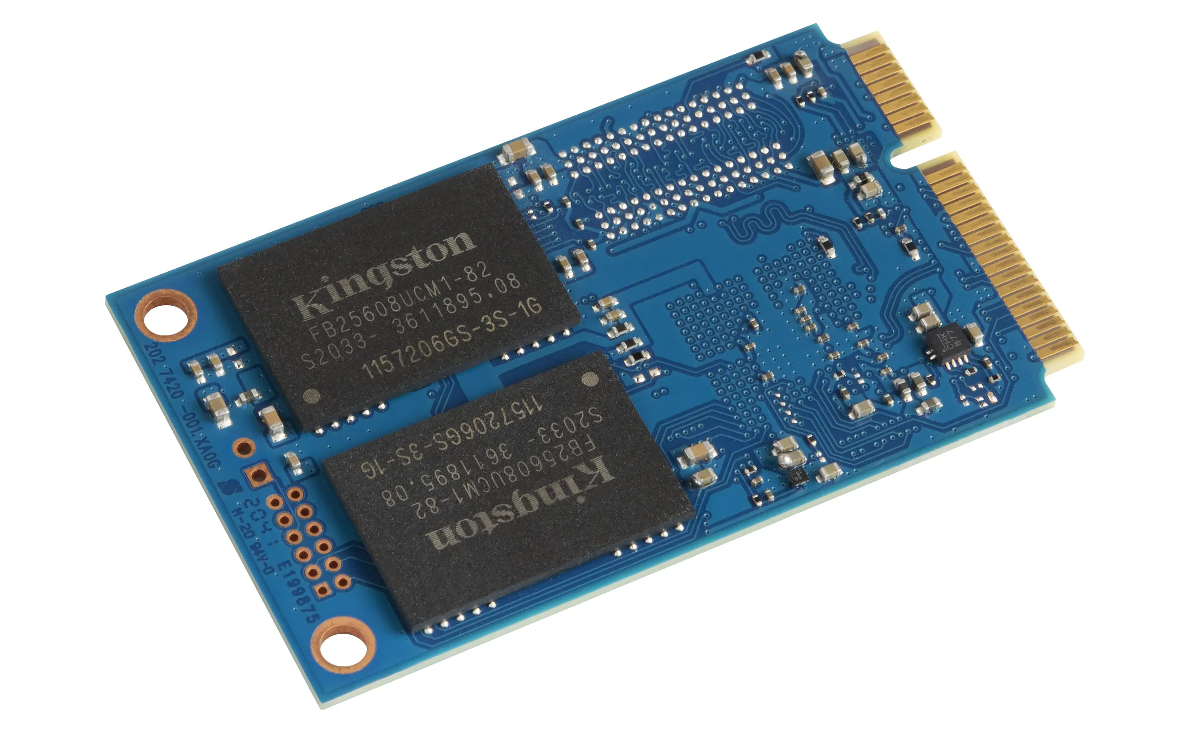 Kingston 256G SSD KC600 SATA3 mSATA 256GB, SATA III, mSATA - SSD