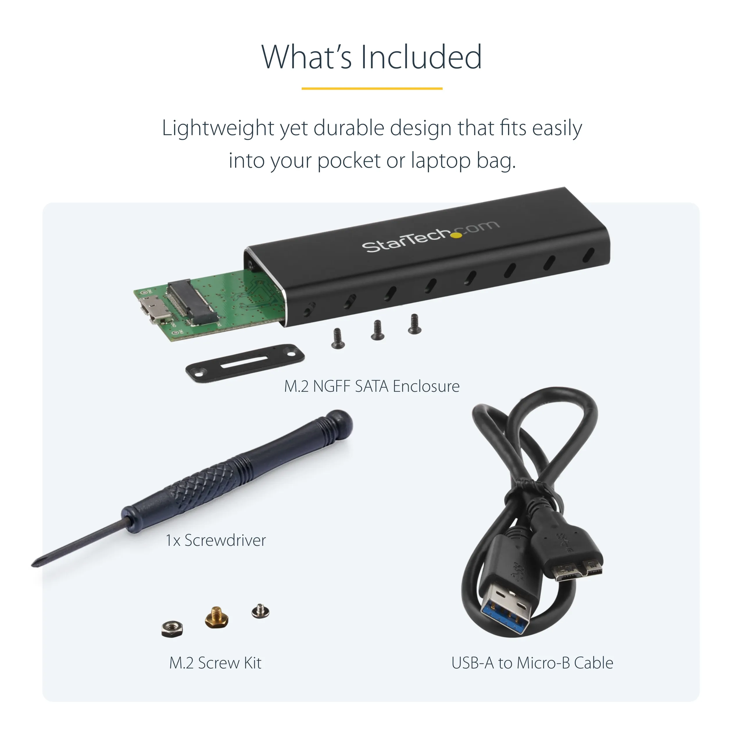 USB 3.0 TO M.2 SSD ENCLOSURE