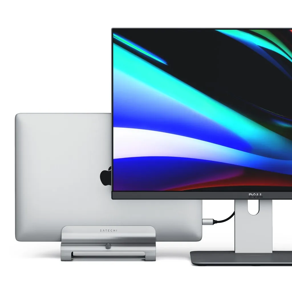 Satechi Aluminum Vertical Laptop Stand, hopea