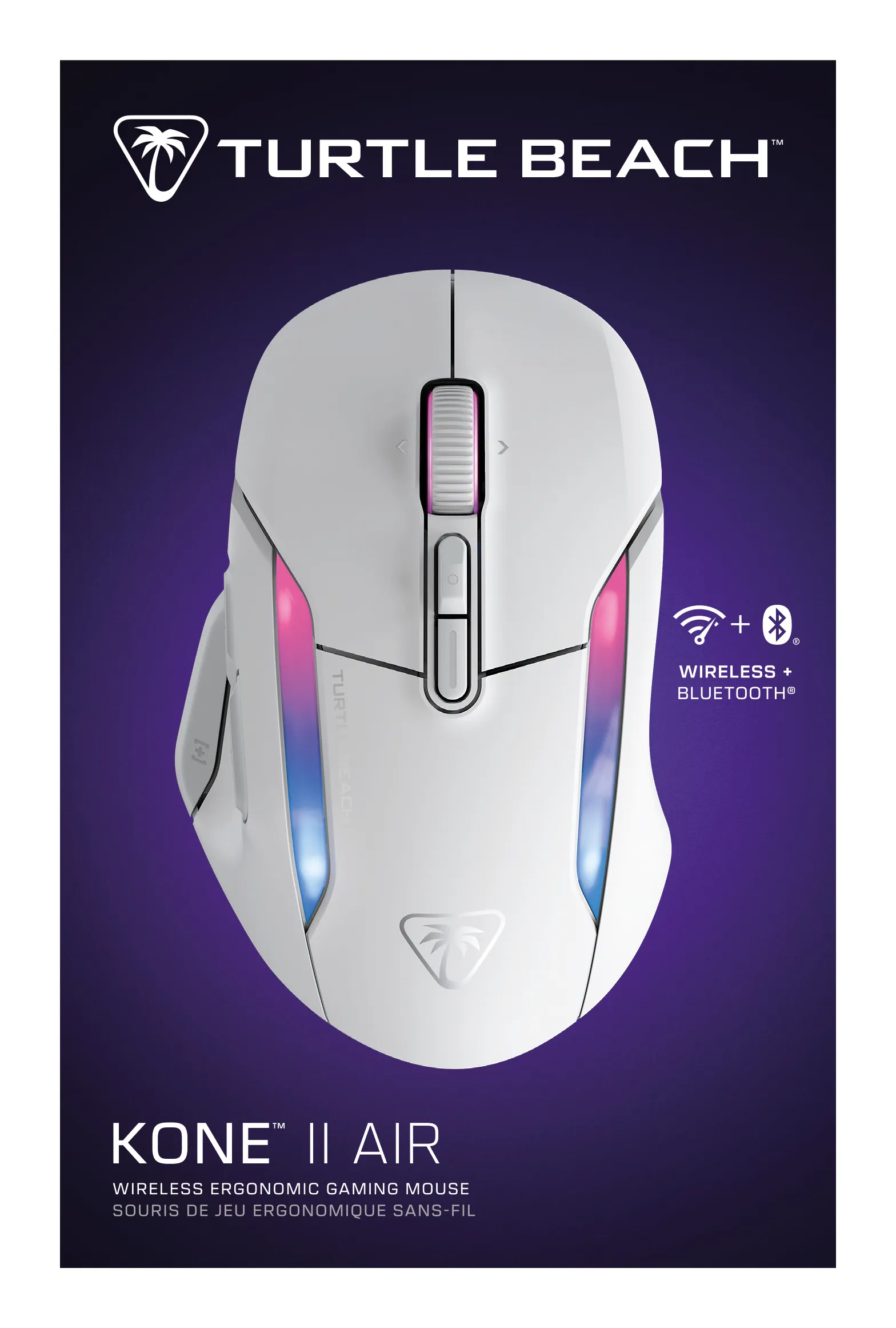 Turtle Beach Kone II Air - wireless gaming mouse, white