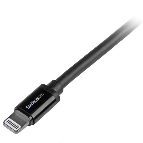 Startech USB-A - Lightning - cable, 2 m, Black