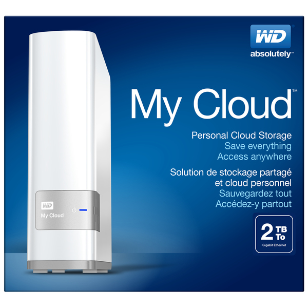 (L&ouml;yt&ouml;nurkka) WD My Cloud WDBCTL0020HWT - NAS-palvelin - 2 Tt - HDD 2 Tt x 1 - Gigabit Ethernet