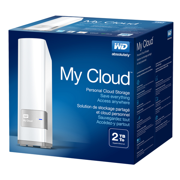 (L&ouml;yt&ouml;nurkka) WD My Cloud WDBCTL0020HWT - NAS-palvelin - 2 Tt - HDD 2 Tt x 1 - Gigabit Ethernet