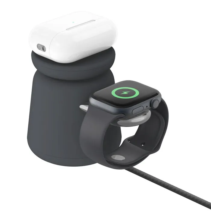 Belkin Boost Charge Pro 2in1 Qi2 15w - charging stand, Charcoal