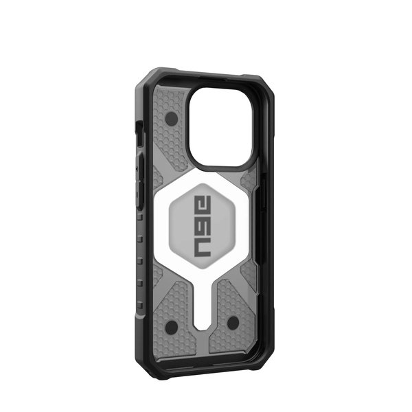 UAG Pathfinder MagSafe Clear, iPhone 15 Pro - fodral, Ash