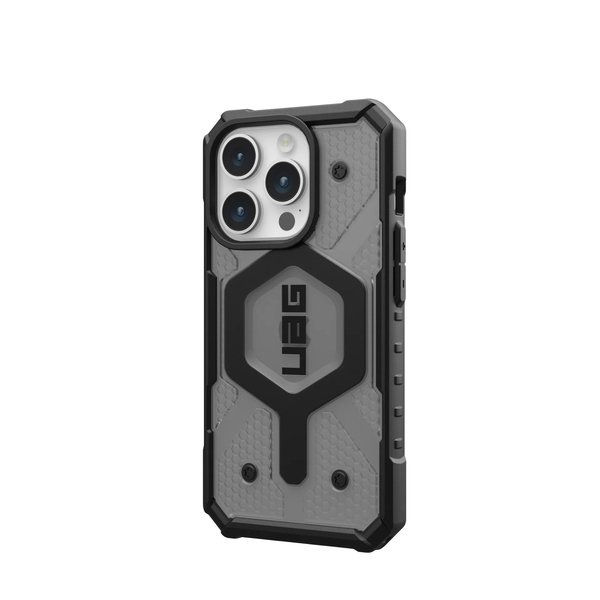 UAG Pathfinder MagSafe Clear, iPhone 15 Pro - fodral, Ash