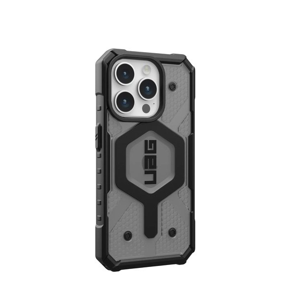 UAG Pathfinder MagSafe Clear, iPhone 15 Pro - fodral, Ash